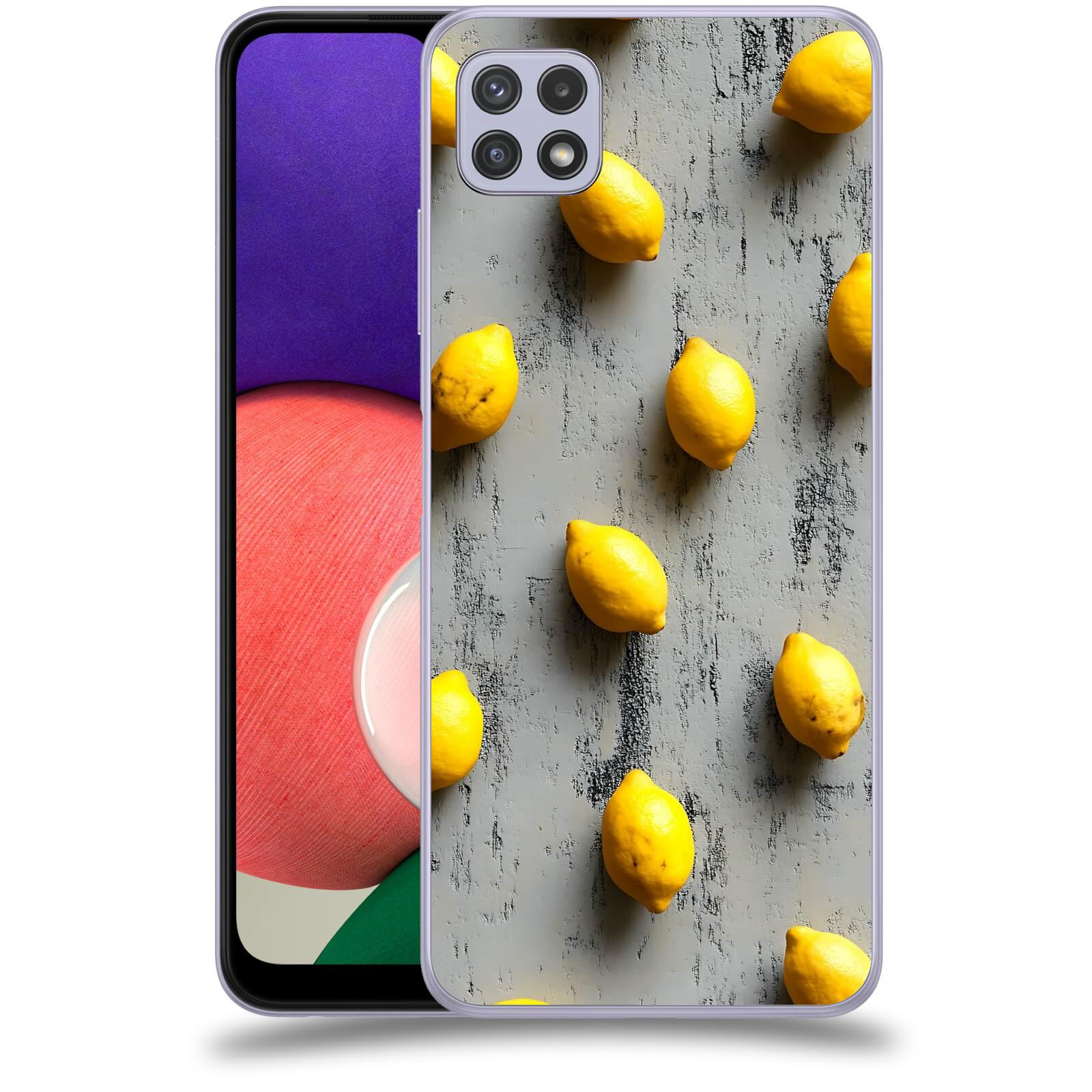 ACOVER Kryt na mobil Samsung Galaxy A22 5G A226B - Citrusová harmonie