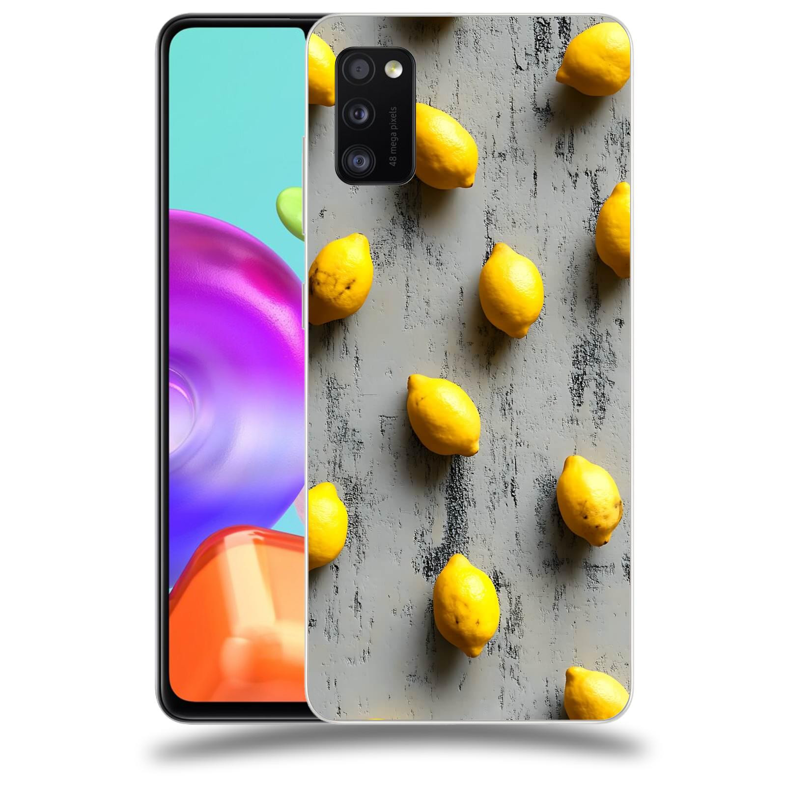 ACOVER Kryt na mobil Samsung Galaxy A41 A415F - Citrusová harmonie