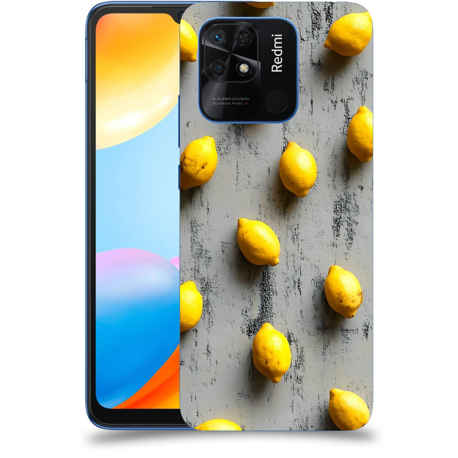 ACOVER Kryt na mobil Xiaomi Redmi 10C - Citrusová harmonie