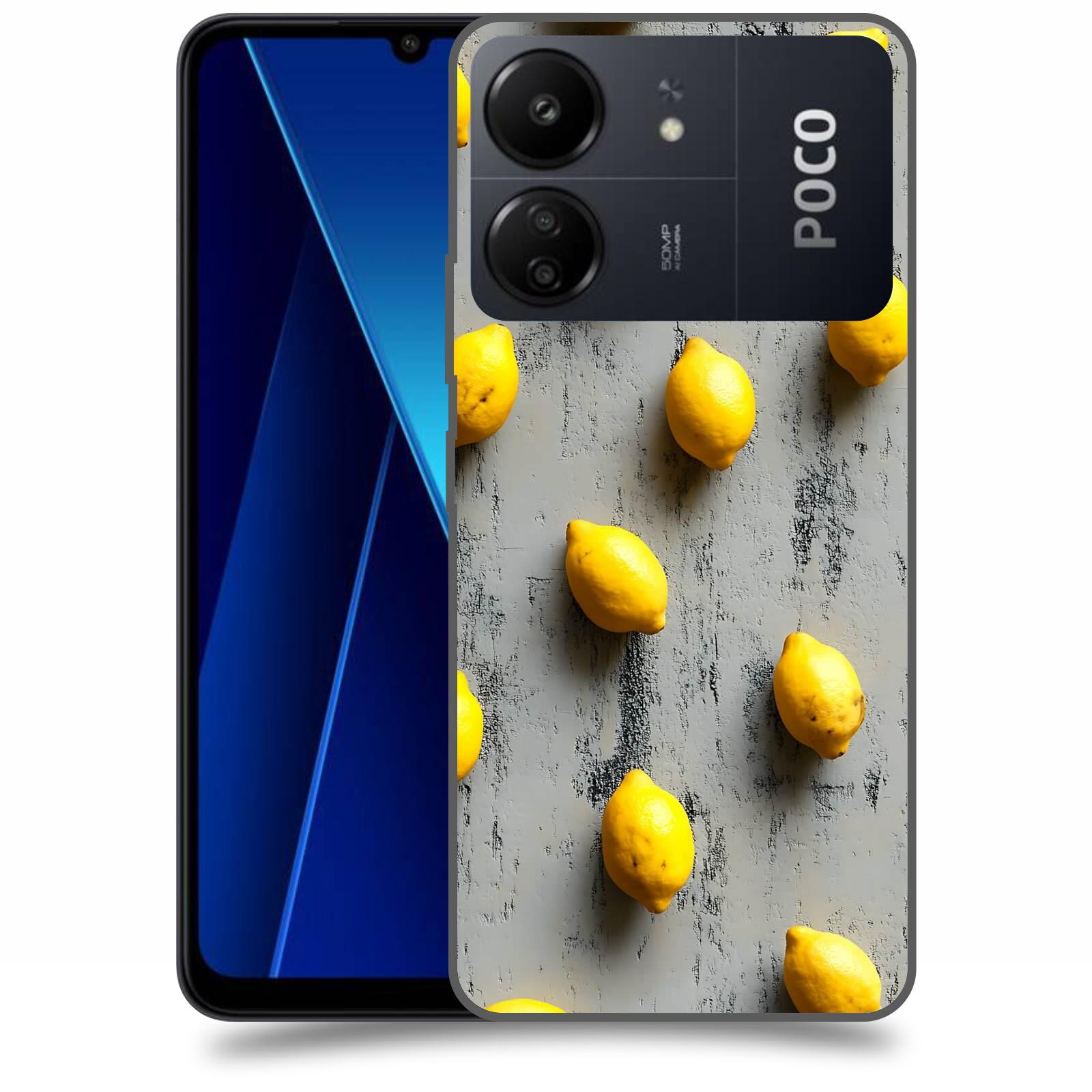ACOVER Kryt na mobil Poco C65 - Citrusová harmonie