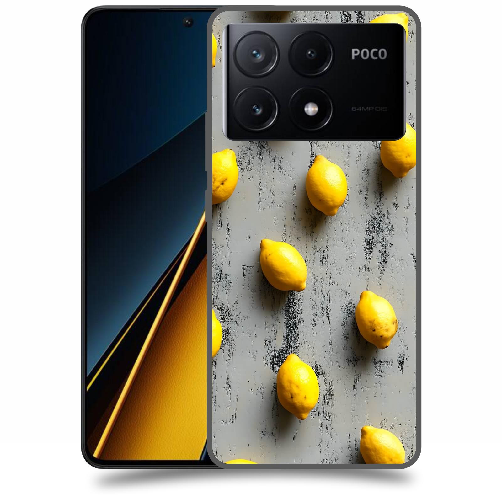 ACOVER Kryt na mobil Poco X6 Pro 5G - Citrusová harmonie