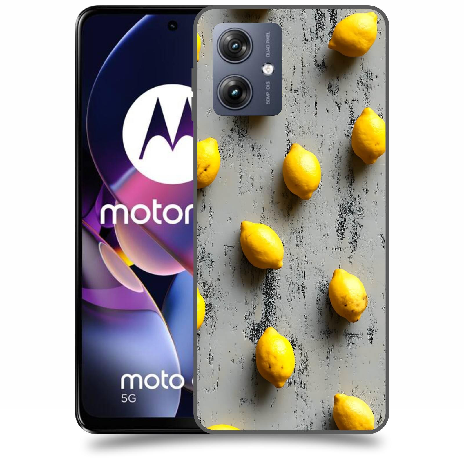 ACOVER Kryt na mobil Motorola Moto G54 5G - Citrusová harmonie