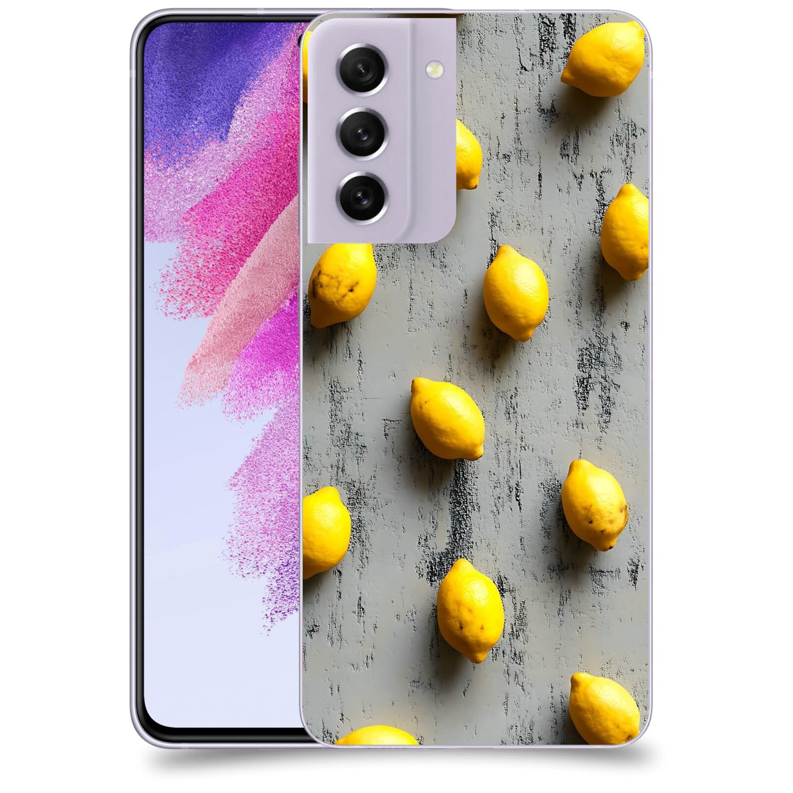 ACOVER Kryt na mobil Samsung Galaxy S21 FE 5G - Citrusová harmonie