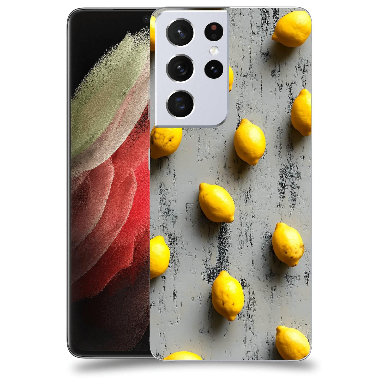 ACOVER Kryt na mobil Samsung Galaxy S21 Ultra 5G G998B - Citrusová harmonie