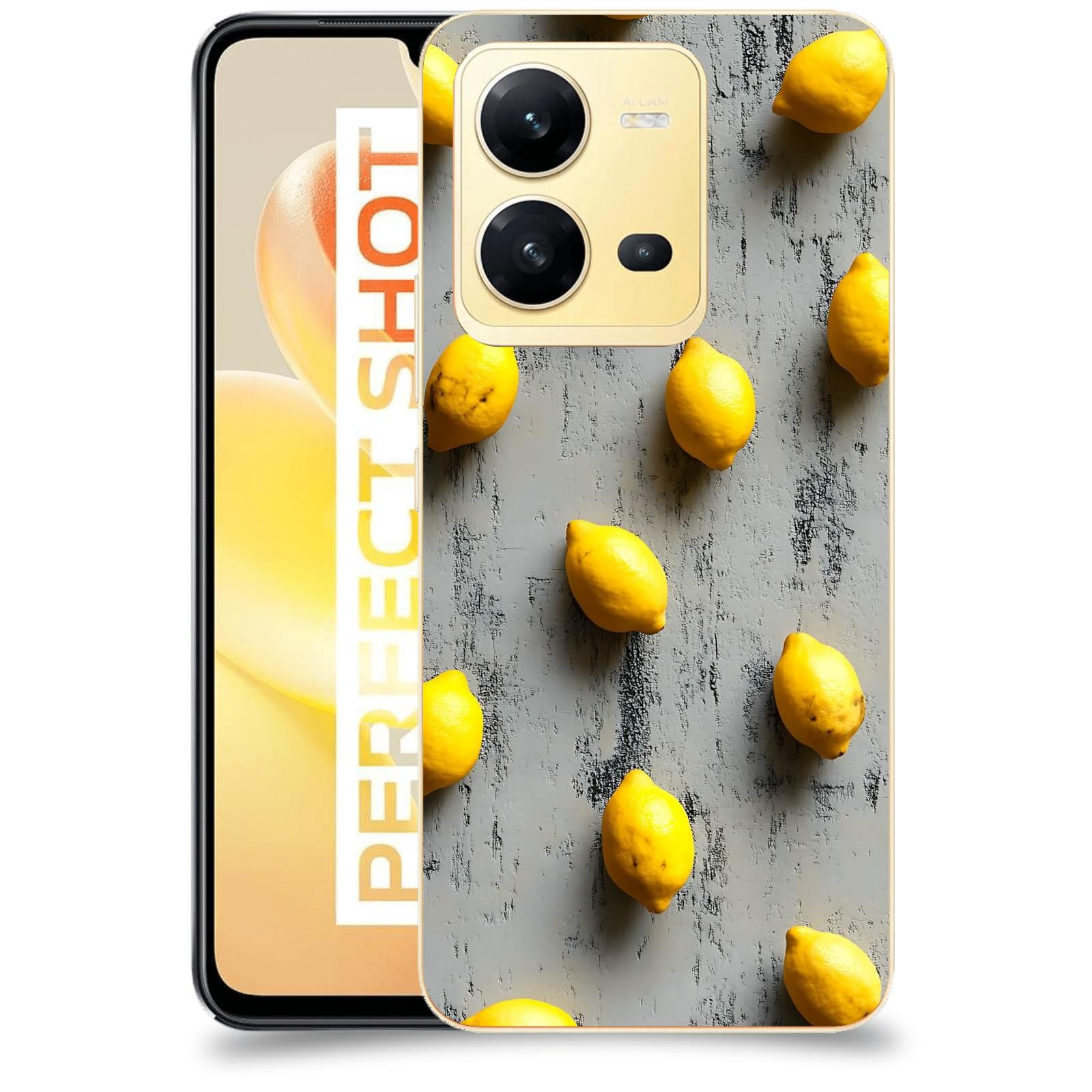 ACOVER Kryt na mobil Vivo X80 Lite - Citrusová harmonie
