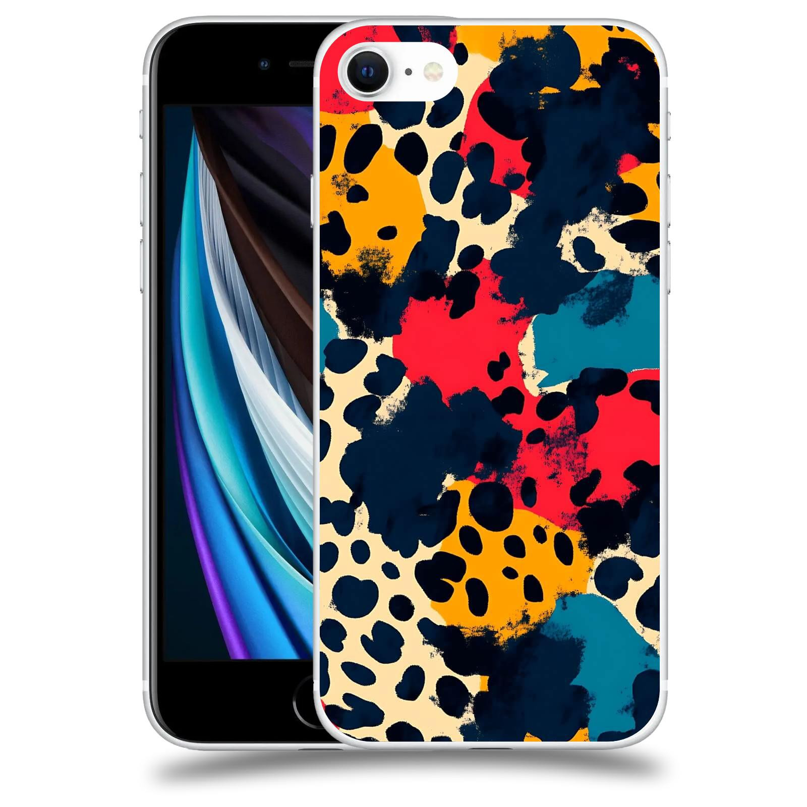 ACOVER Kryt na mobil Apple iPhone SE 2020 - Divoká abstrakce
