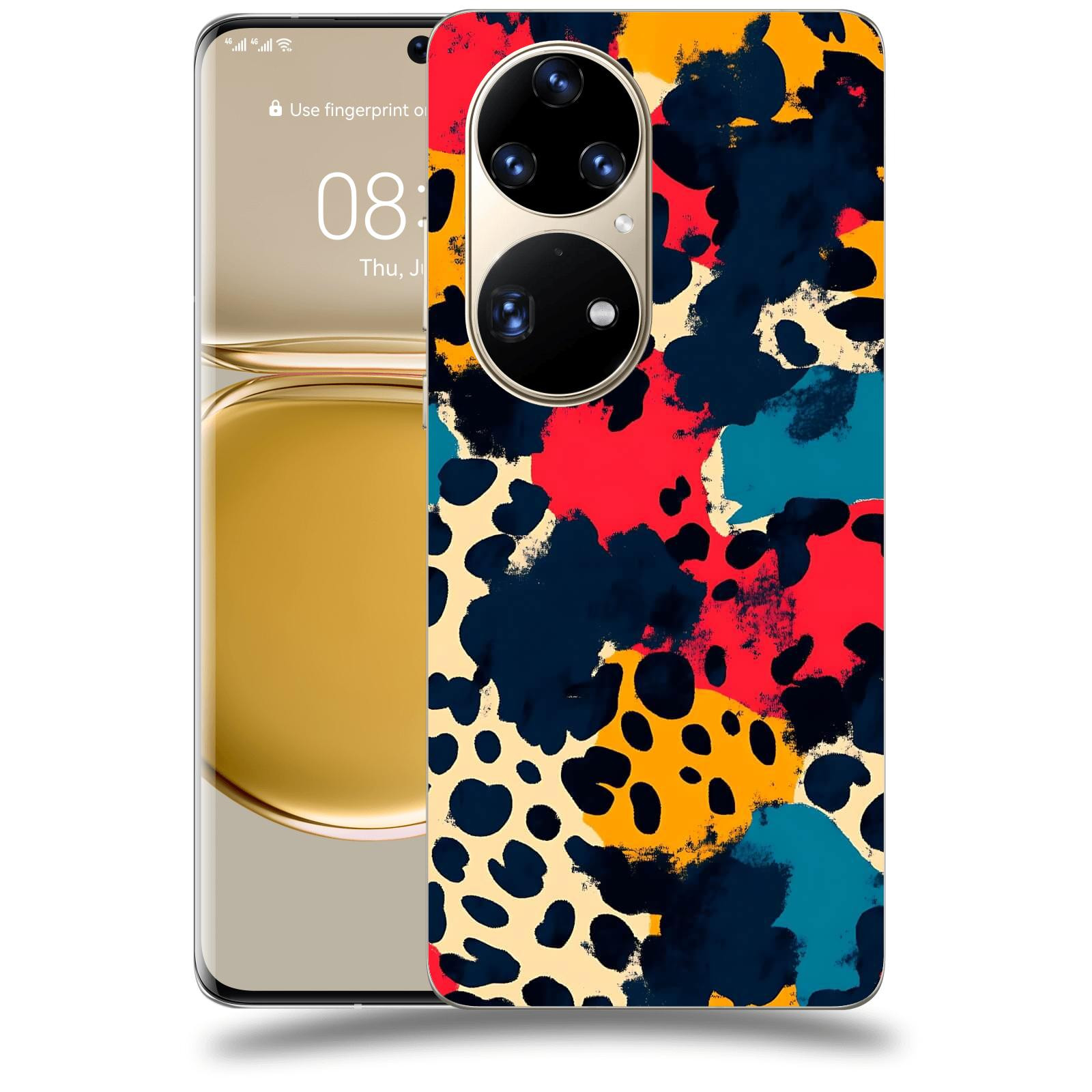 ACOVER Kryt na mobil Huawei P50 - Divoká abstrakce