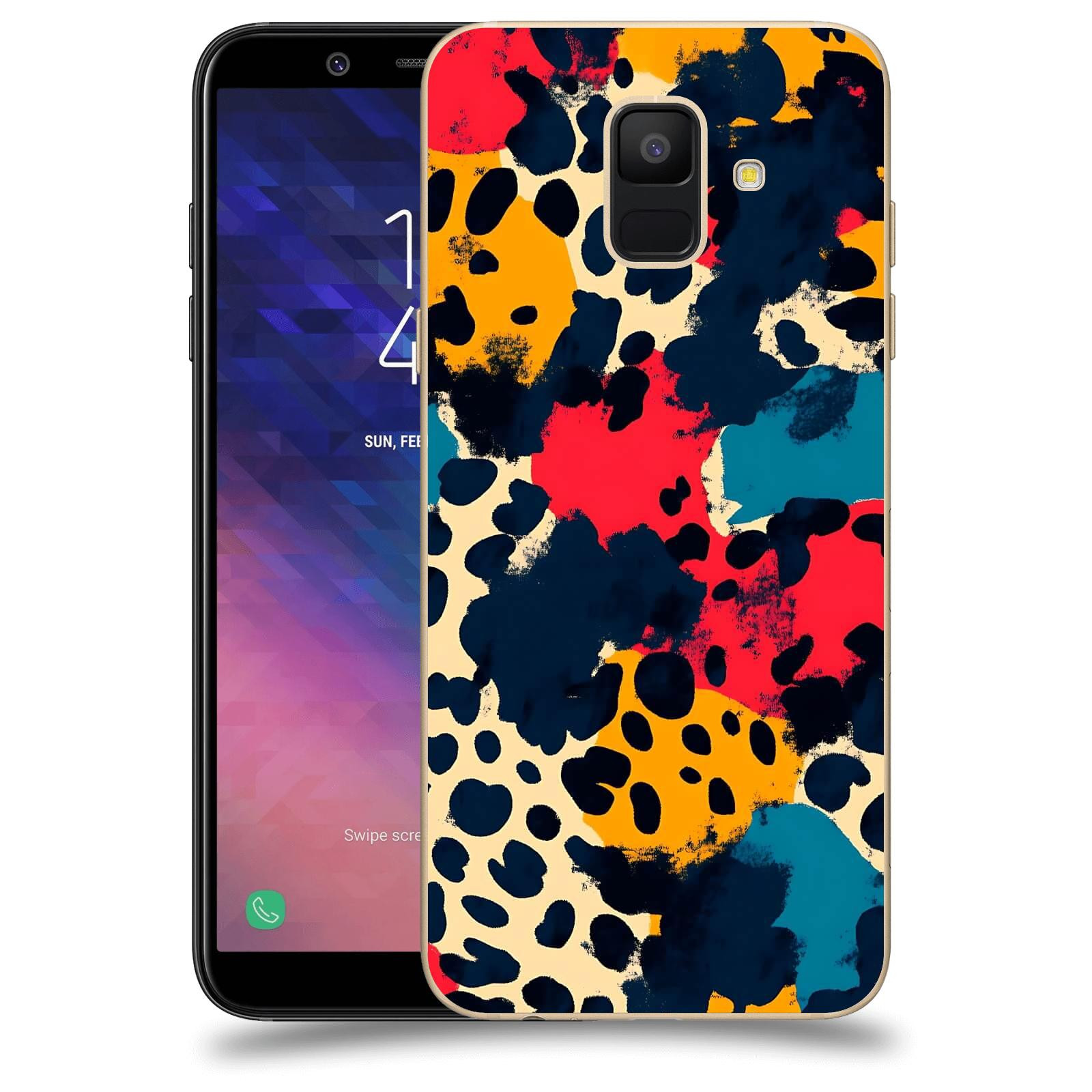 ACOVER Kryt na mobil Samsung Galaxy A6 A600F - Divoká abstrakce
