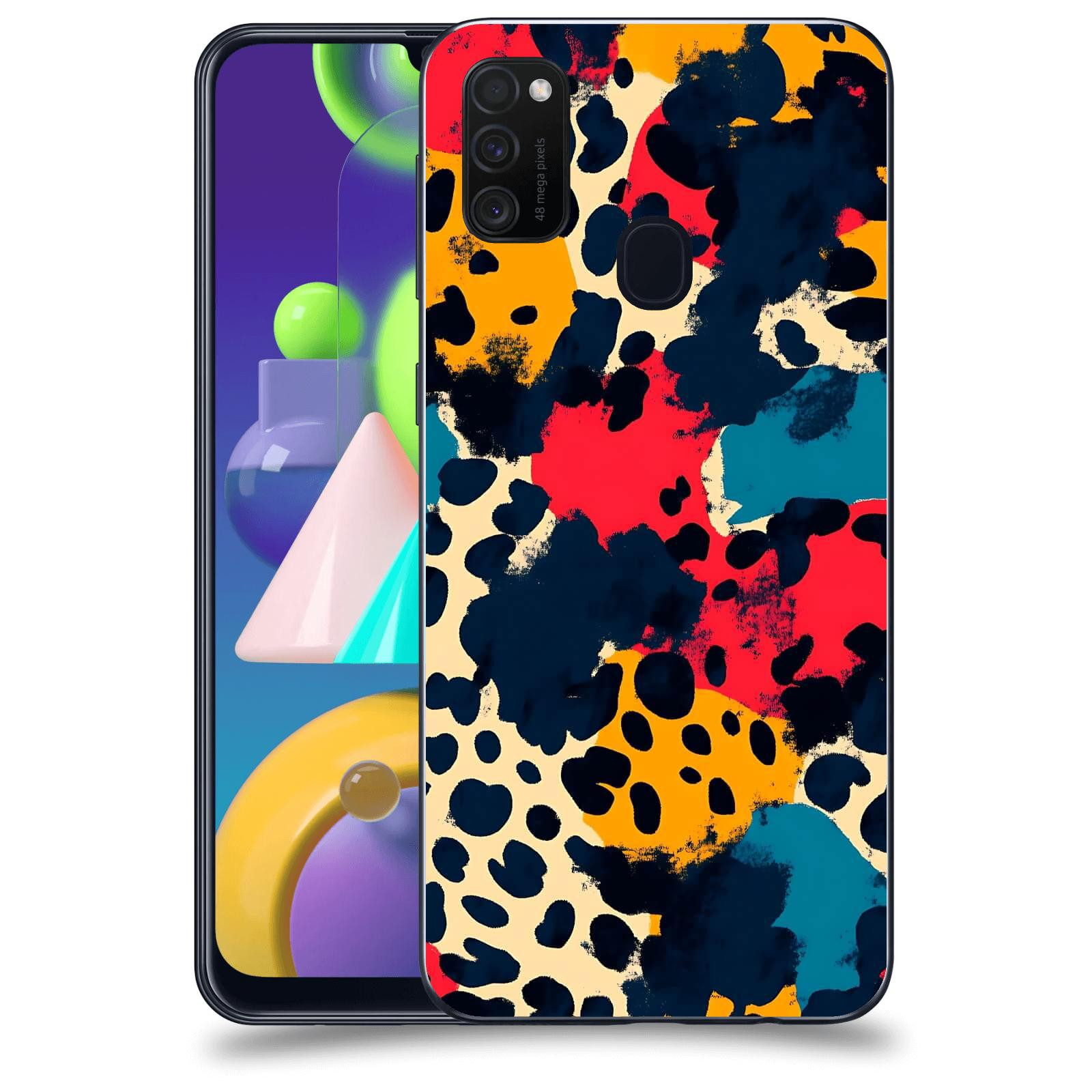 ACOVER Kryt na mobil Samsung Galaxy M21 M215F - Divoká abstrakce