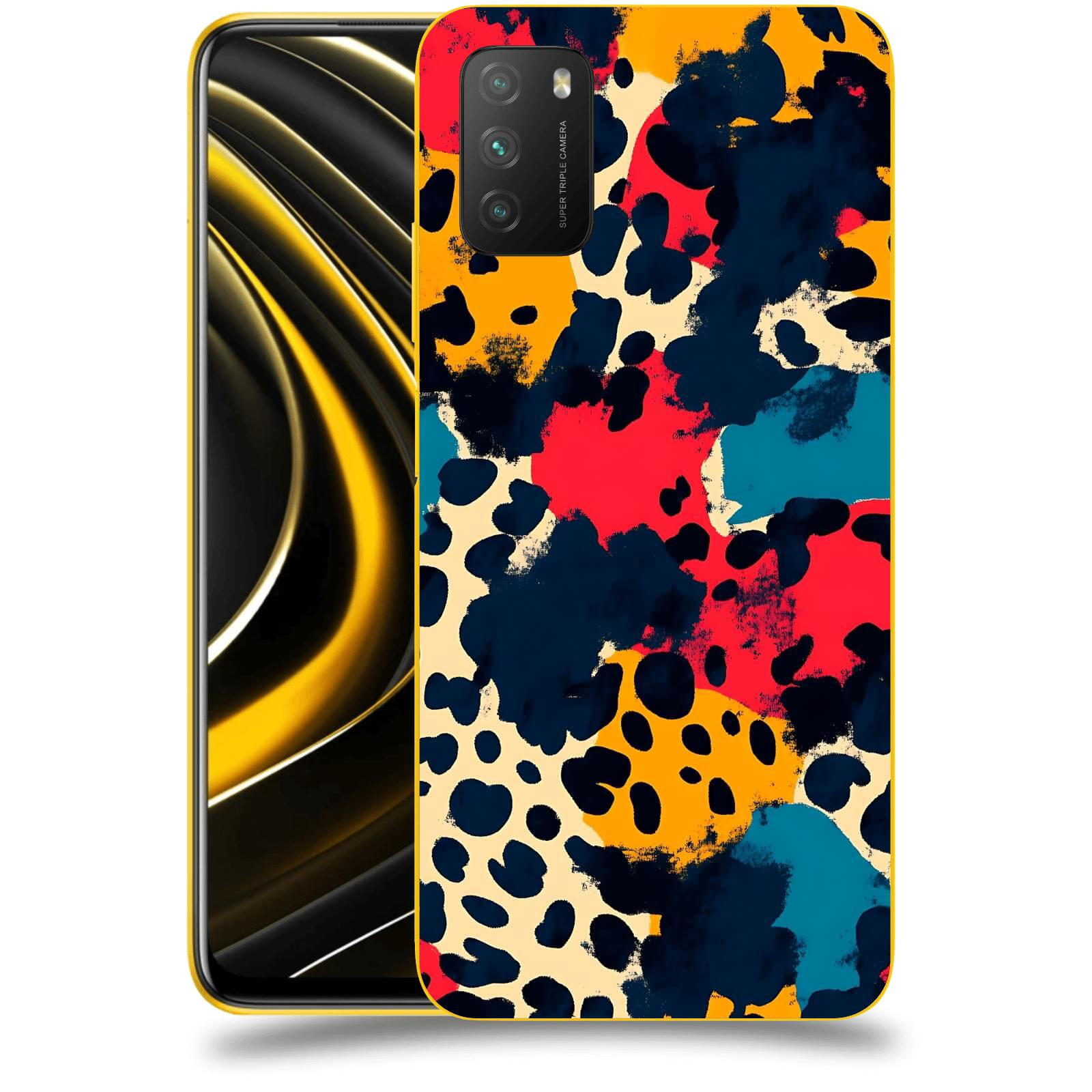 ACOVER Kryt na mobil Xiaomi Poco M3 - Divoká abstrakce