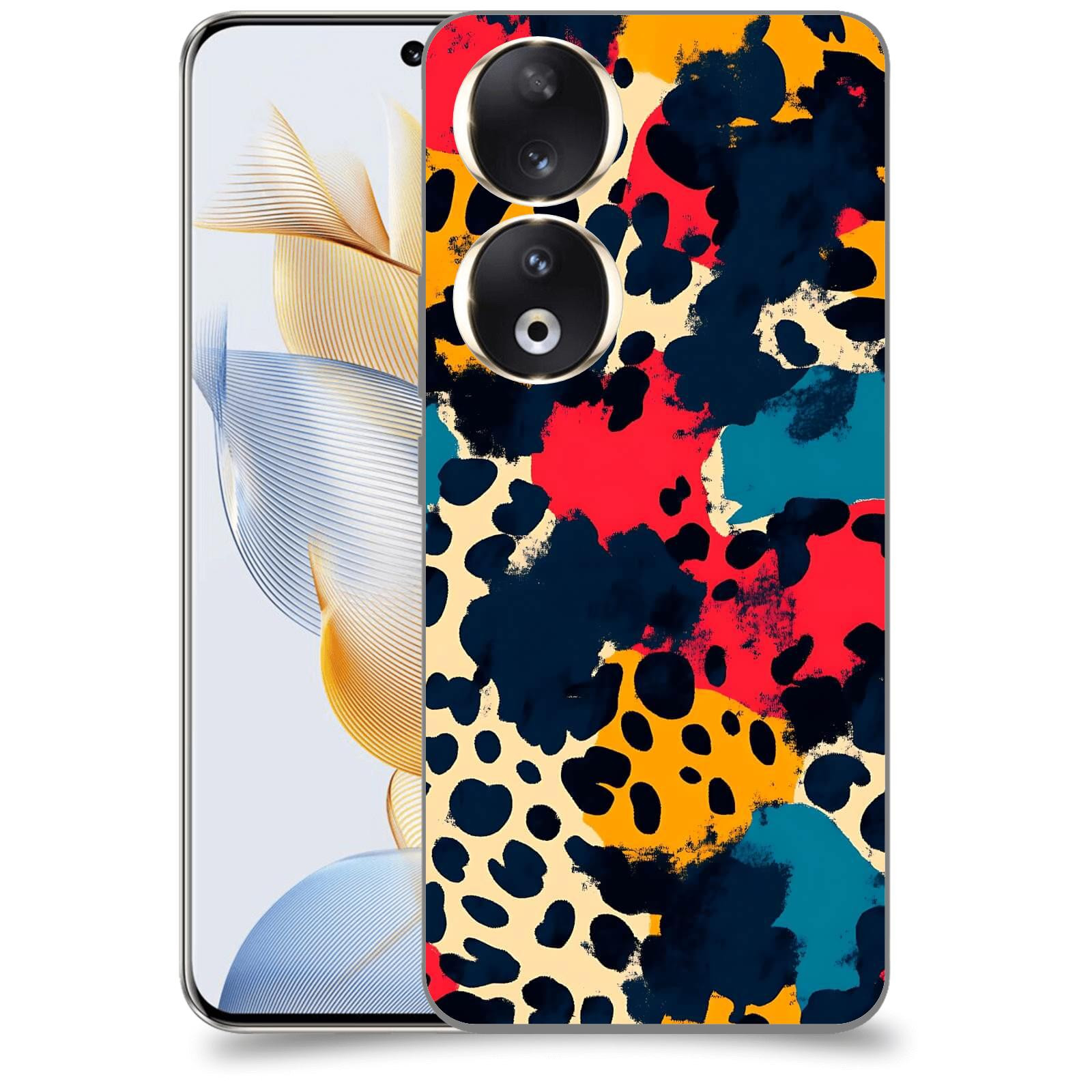 ACOVER Kryt na mobil Honor 90 - Divoká abstrakce