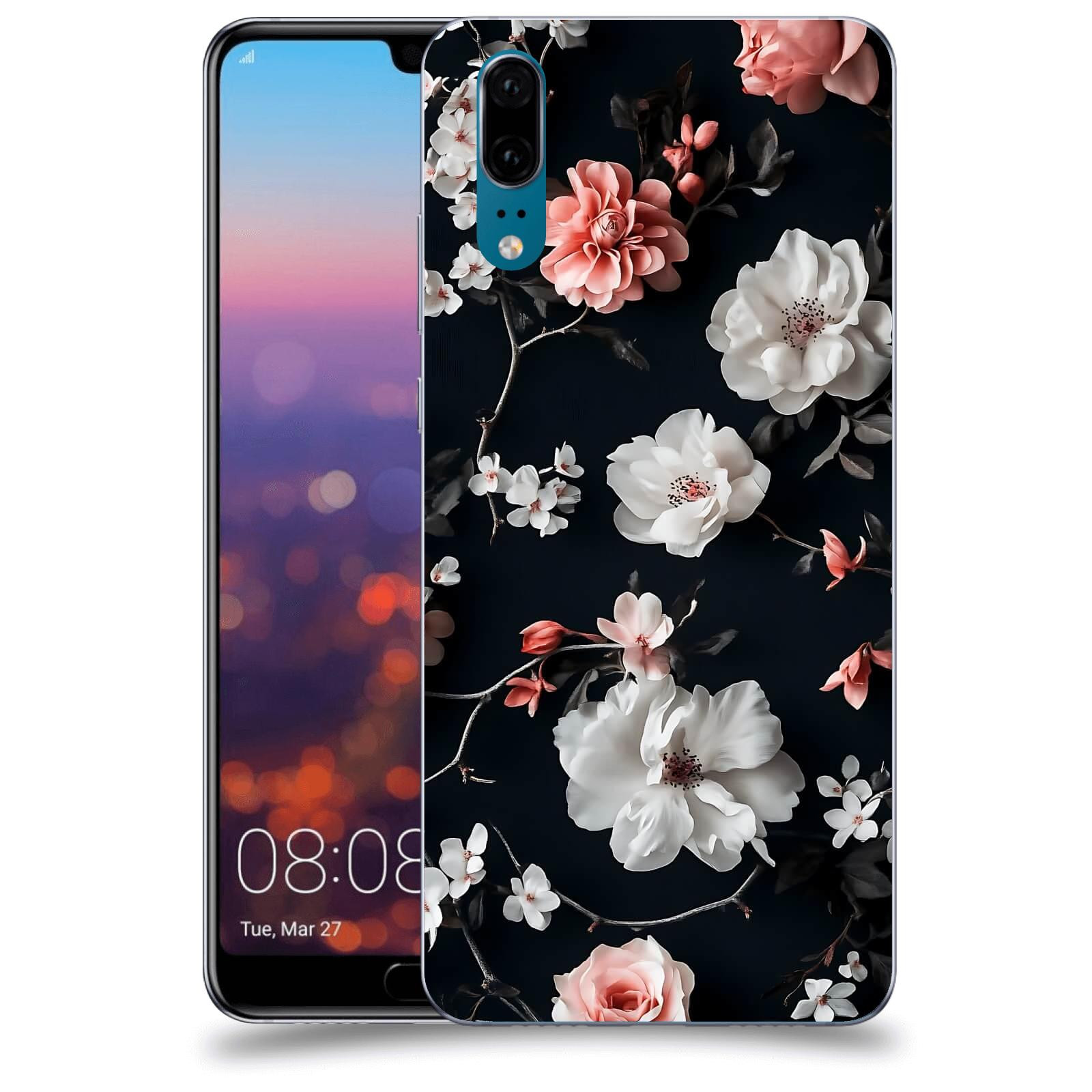 ACOVER Kryt na mobil Huawei P20 - Elegantní kontrast