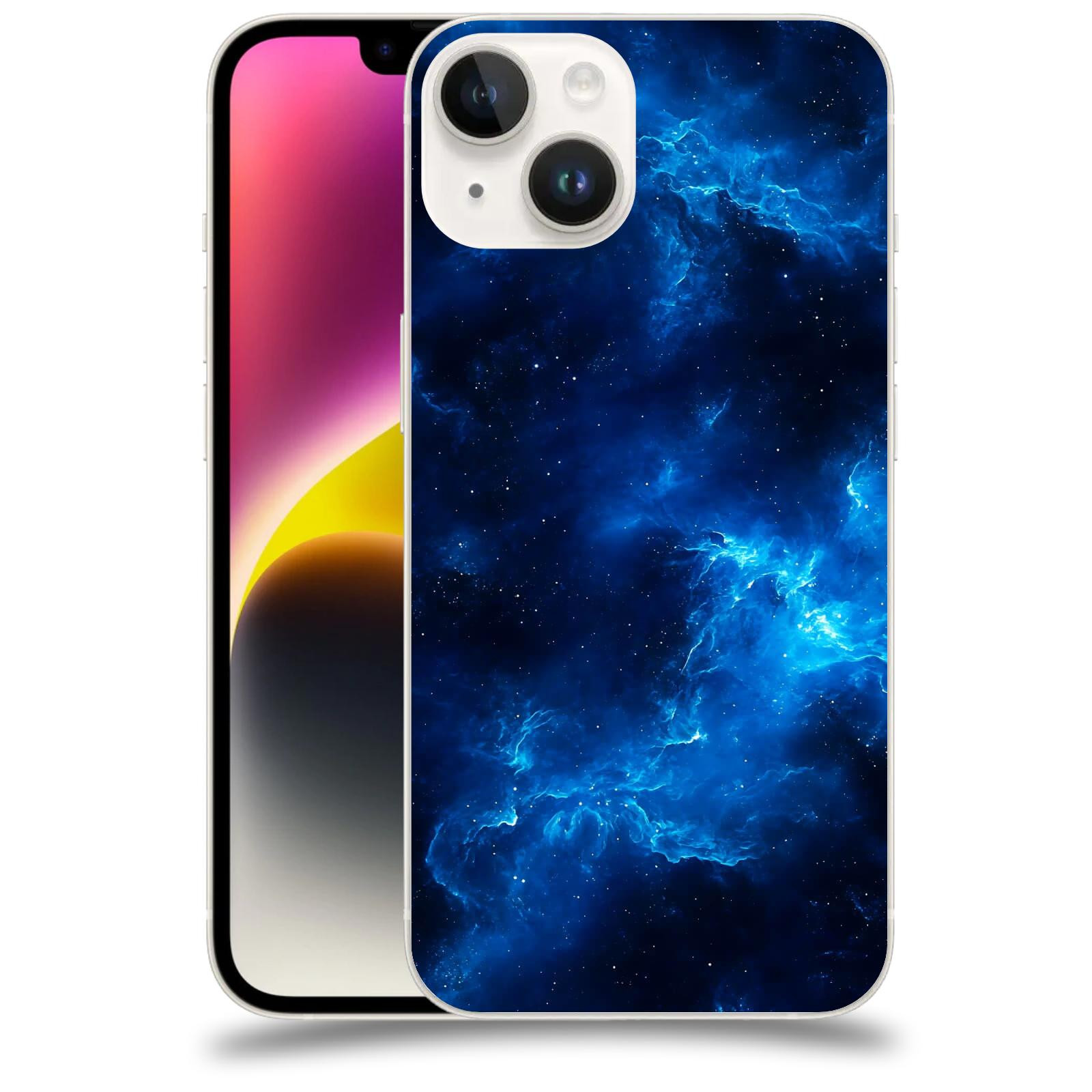 ACOVER Kryt na mobil Apple iPhone 14 - Elektrická mlhovina