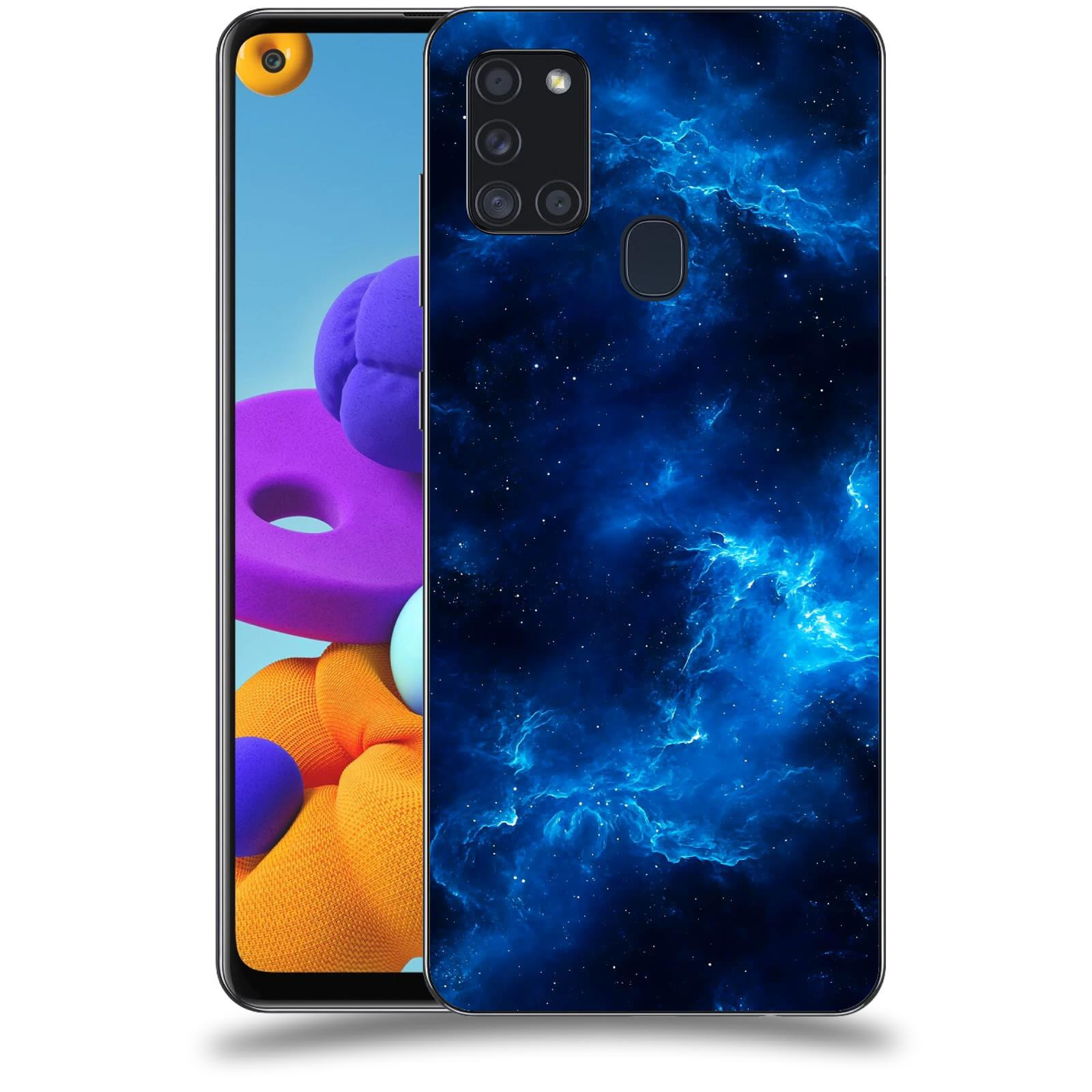 ACOVER Kryt na mobil Samsung Galaxy A21s - Elektrická mlhovina