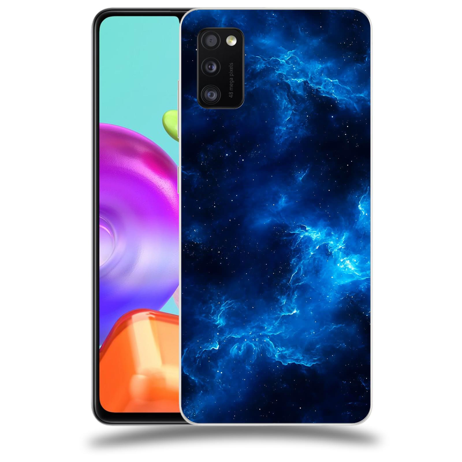 ACOVER Kryt na mobil Samsung Galaxy A41 A415F - Elektrická mlhovina