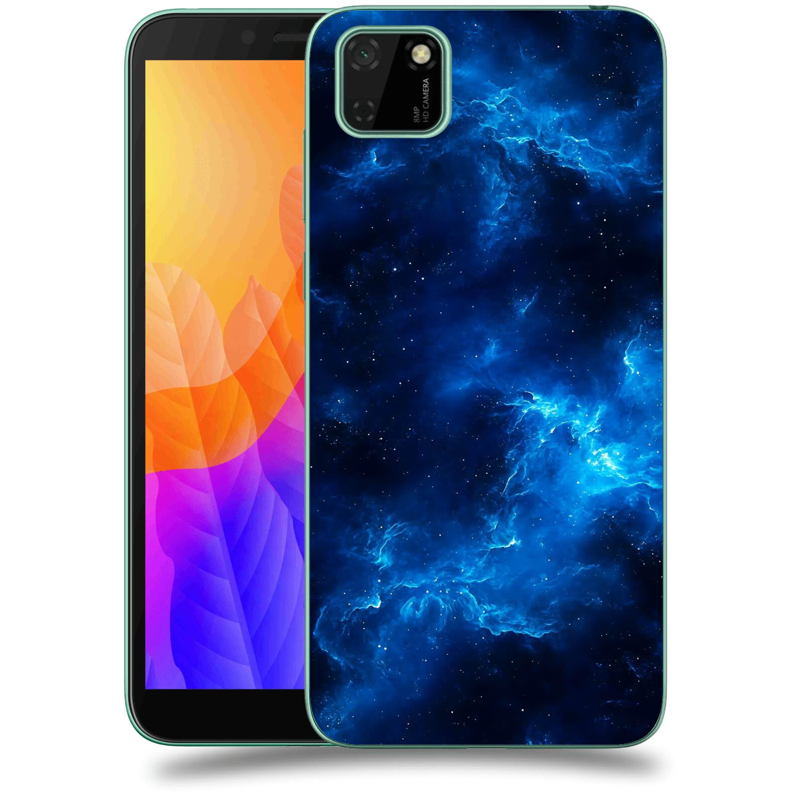 ACOVER Kryt na mobil Huawei Y5P - Elektrická mlhovina