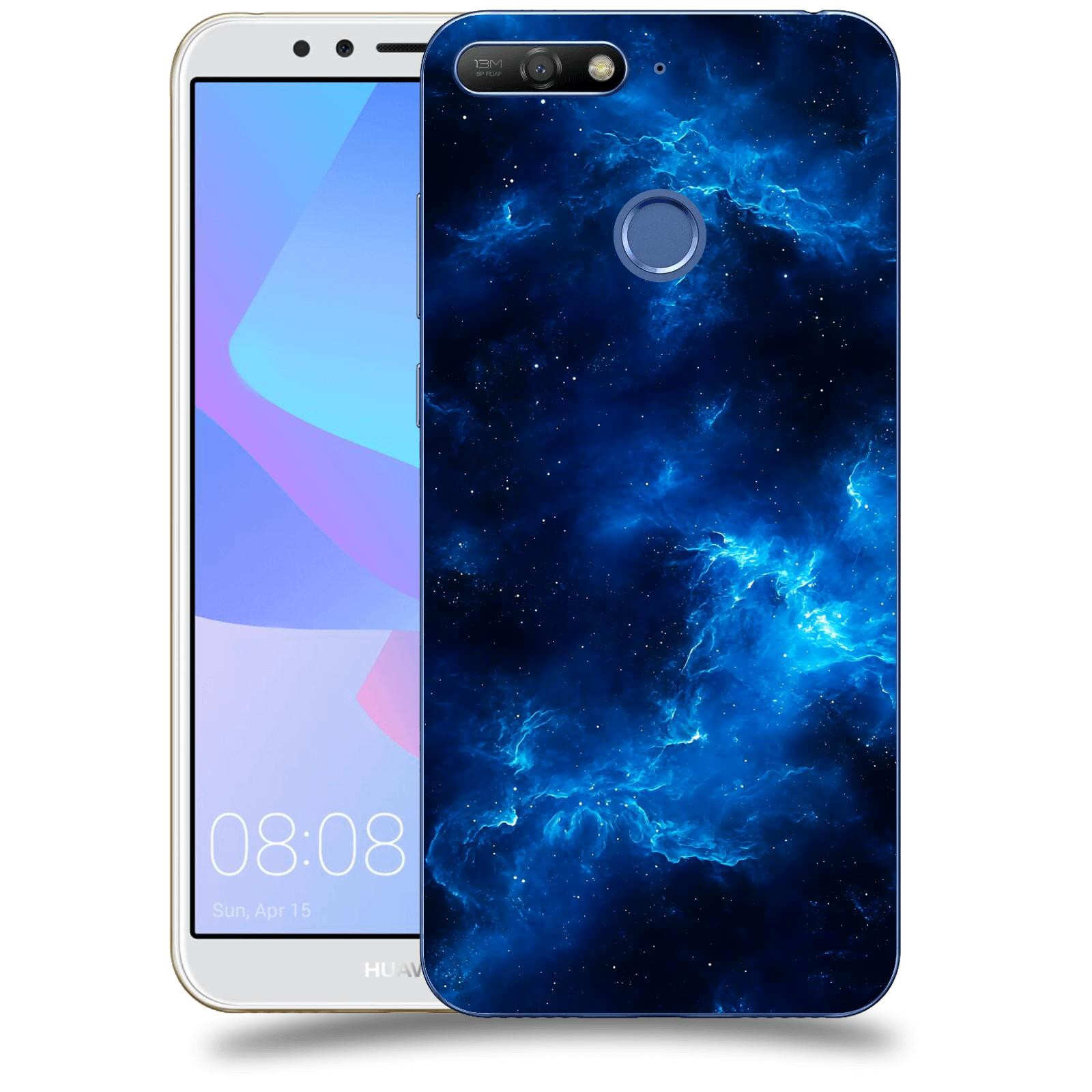 ACOVER Kryt na mobil Huawei Y6 Prime 2018 - Elektrická mlhovina