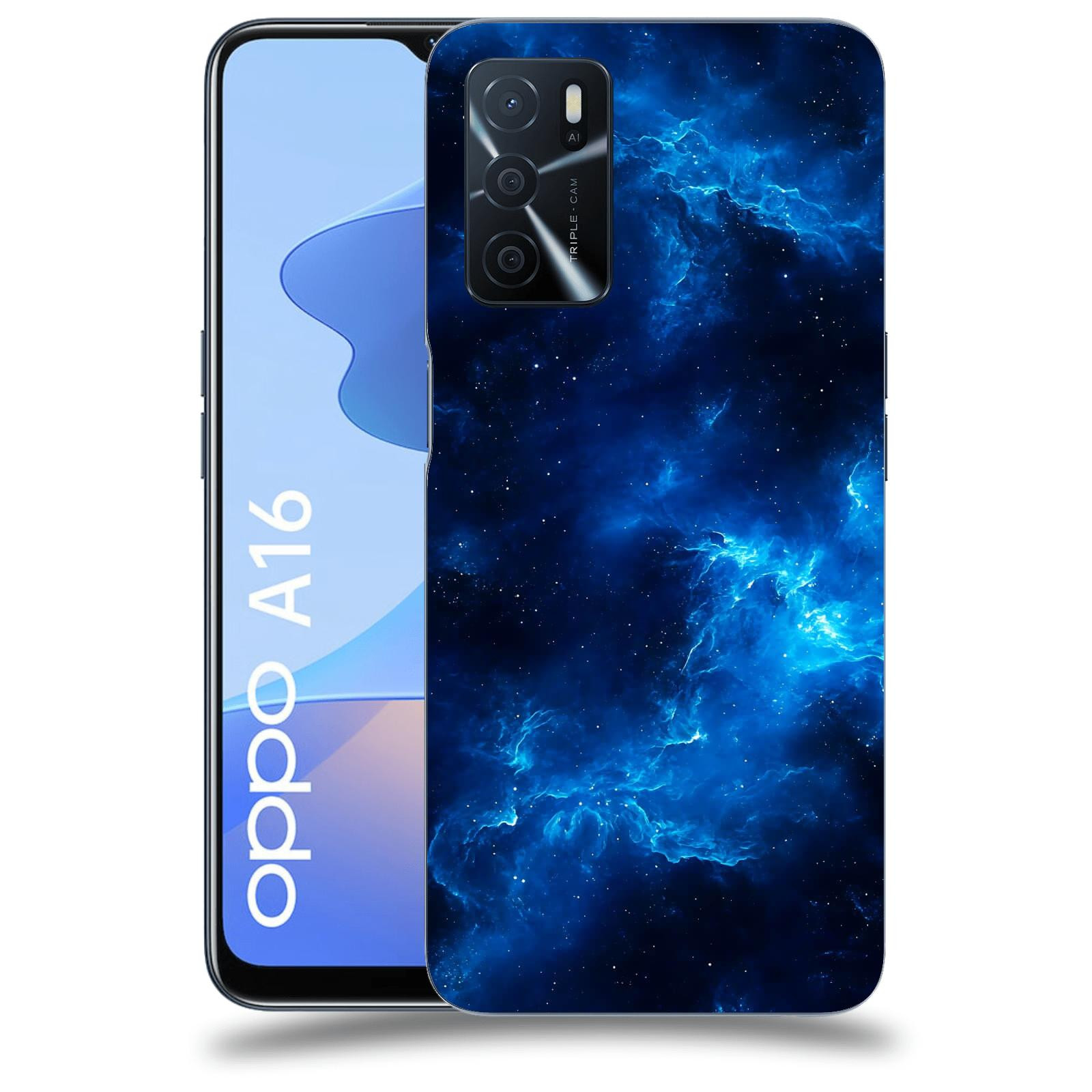 ACOVER Kryt na mobil OPPO A16 - Elektrická mlhovina