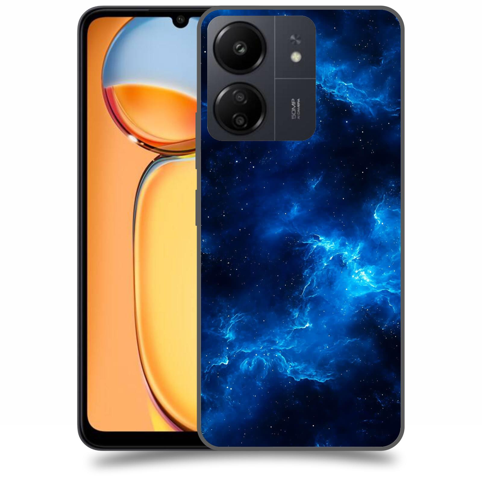 ACOVER Kryt na mobil Xiaomi Redmi 13C 4G  Elektrická mlhovina