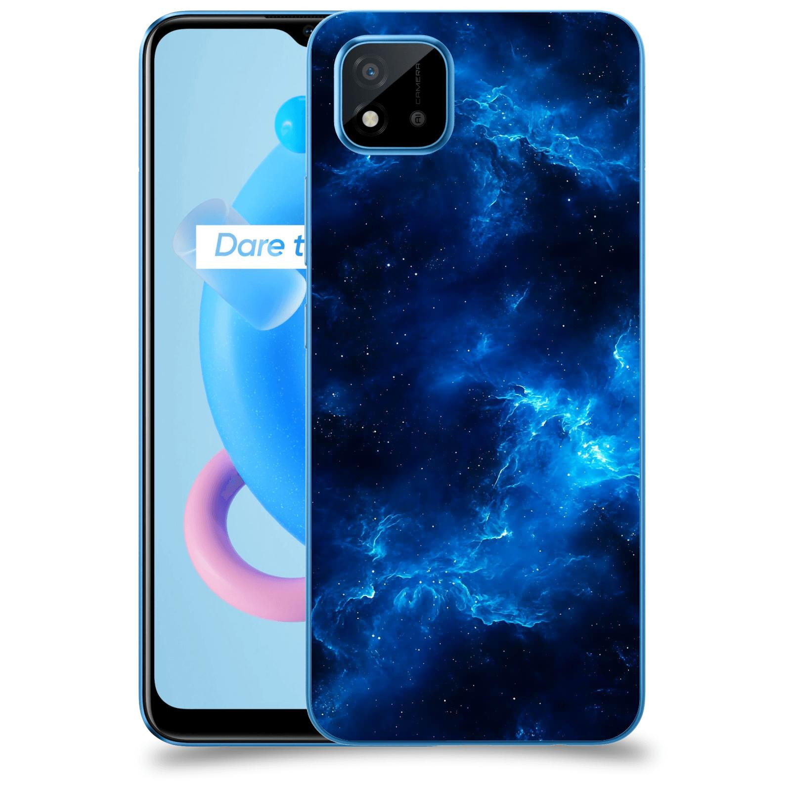 ACOVER Kryt na mobil Realme C11 (2021) - Elektrická mlhovina