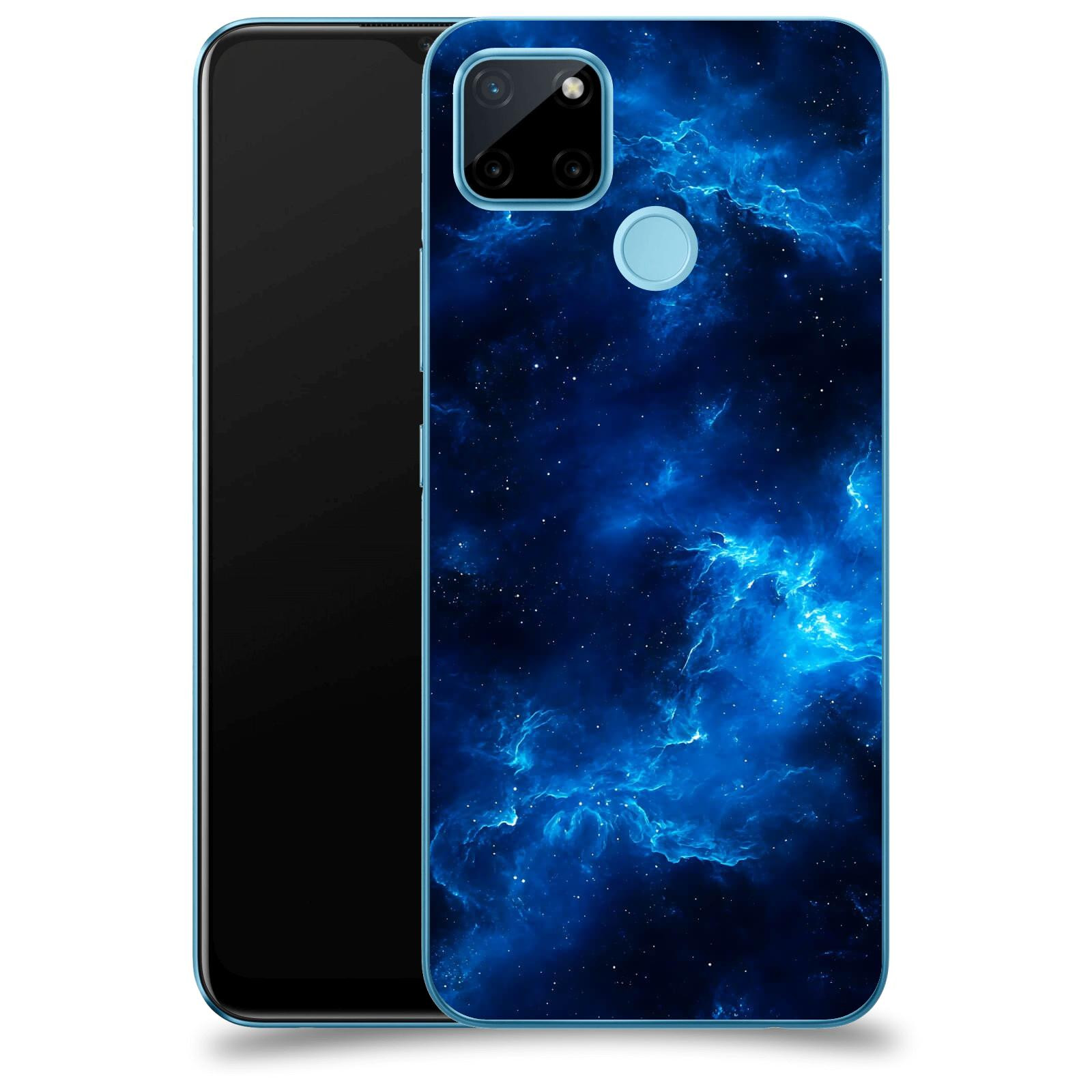 ACOVER Kryt na mobil Realme C21Y - Elektrická mlhovina