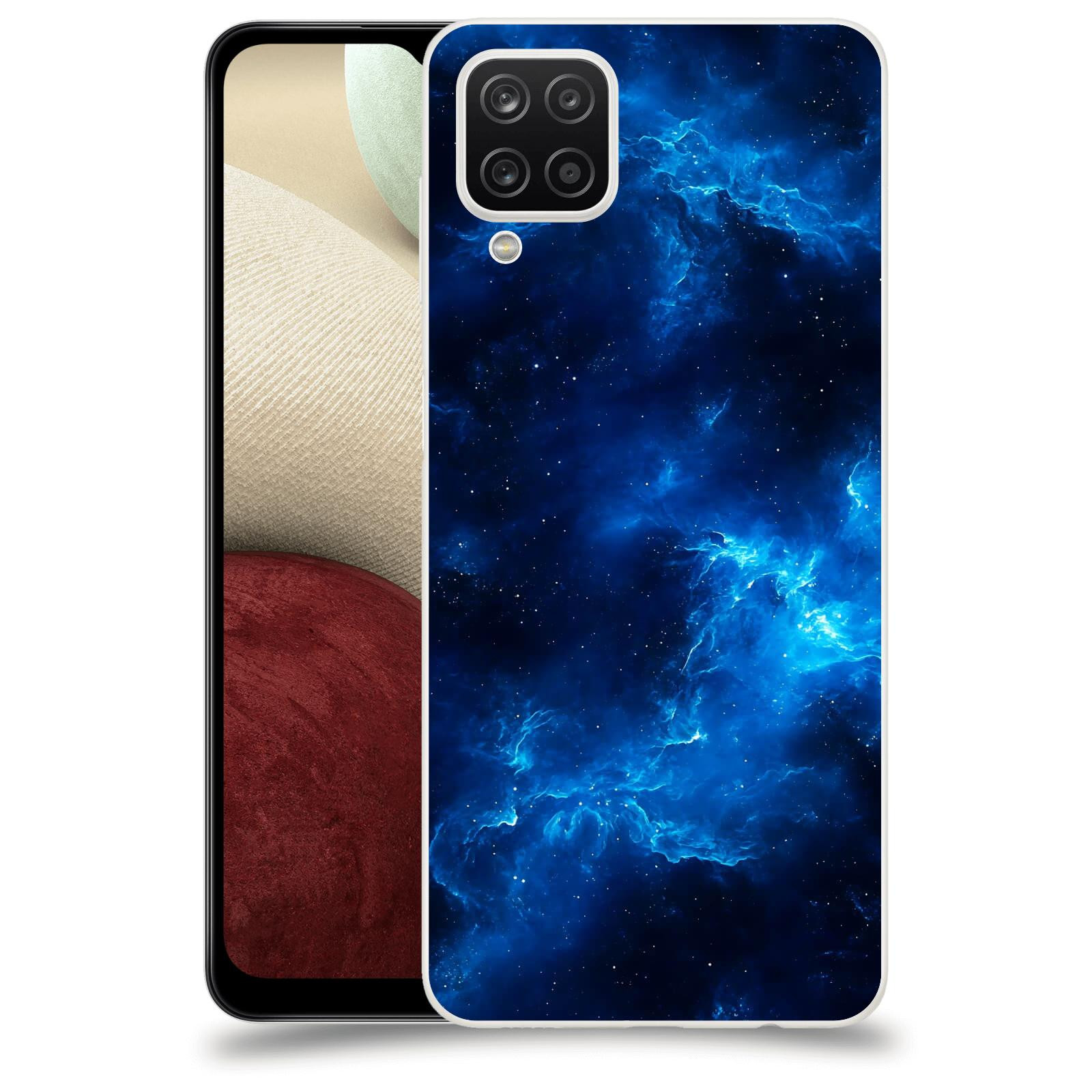 ACOVER Kryt na mobil Samsung Galaxy A12 A125F - Elektrická mlhovina