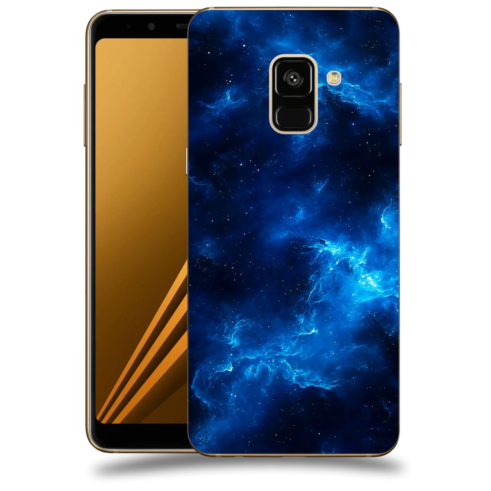 ACOVER Kryt na mobil Samsung Galaxy A8 2018 A530F - Elektrická mlhovina