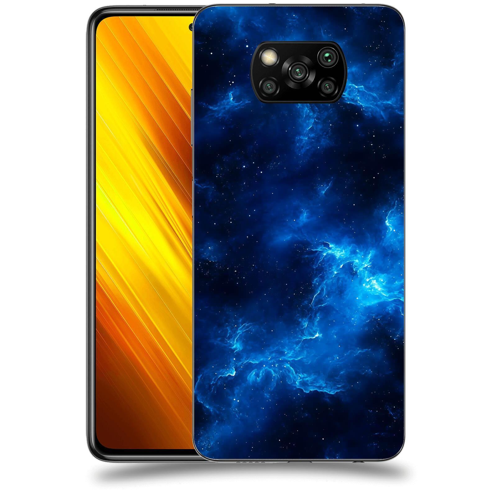 ACOVER Kryt na mobil Xiaomi Poco X3 - Elektrická mlhovina