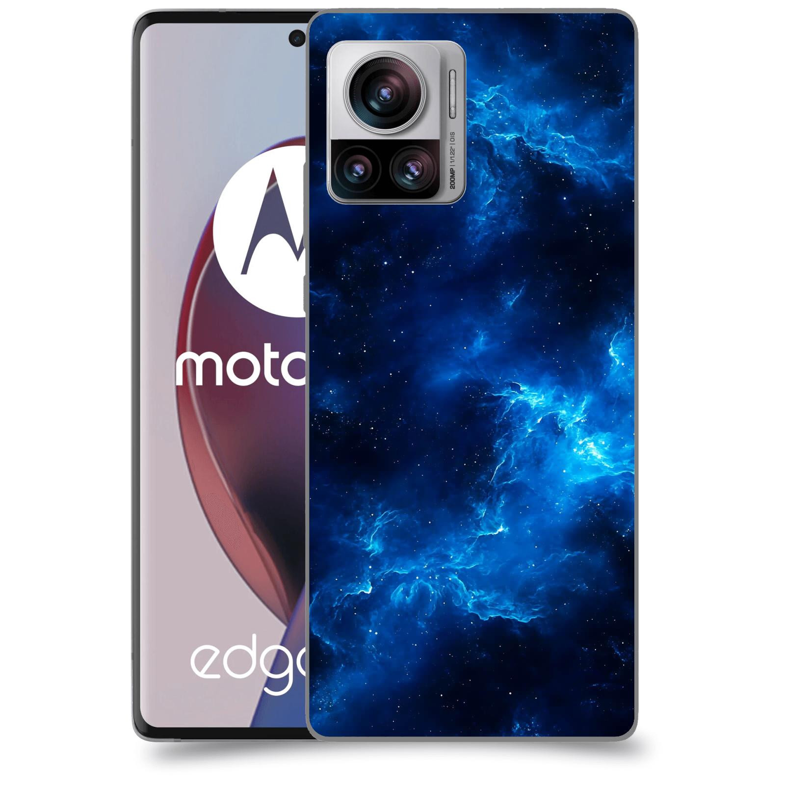 ACOVER Kryt na mobil Motorola Edge 30 Ultra - Elektrická mlhovina
