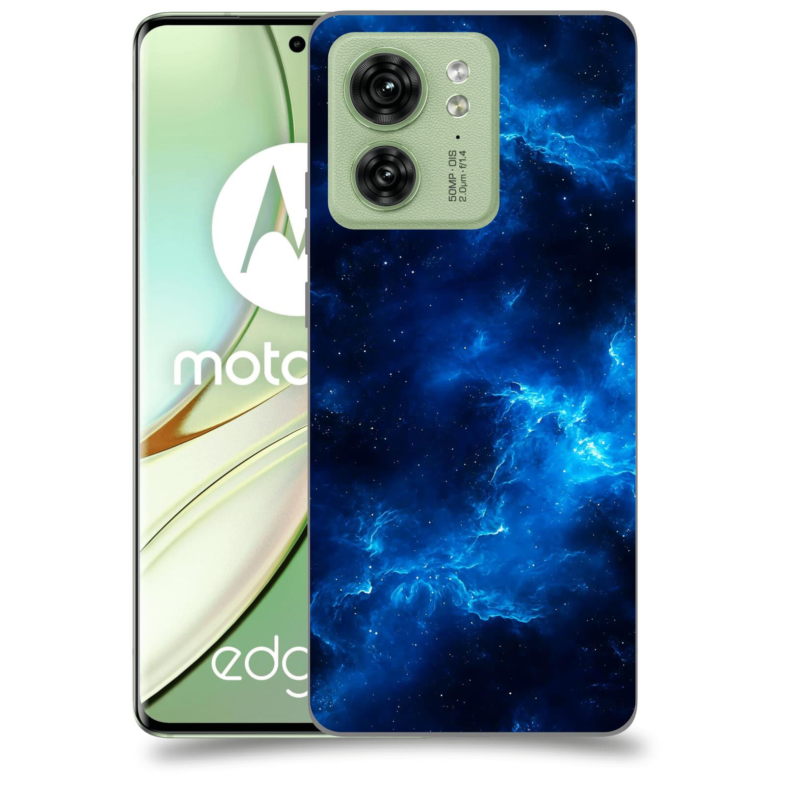 ACOVER Kryt na mobil Motorola EDGE 40 5G - Elektrická mlhovina