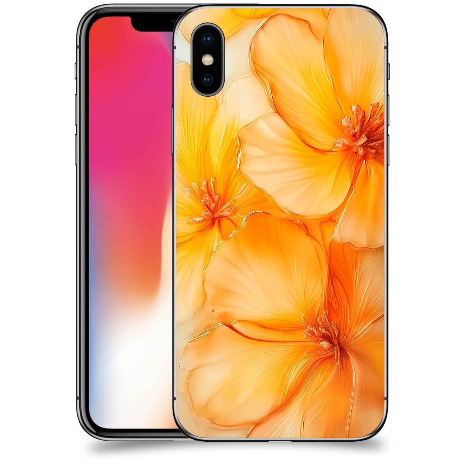 ACOVER Kryt na mobil Apple iPhone X/XS - Jantarová něžnost
