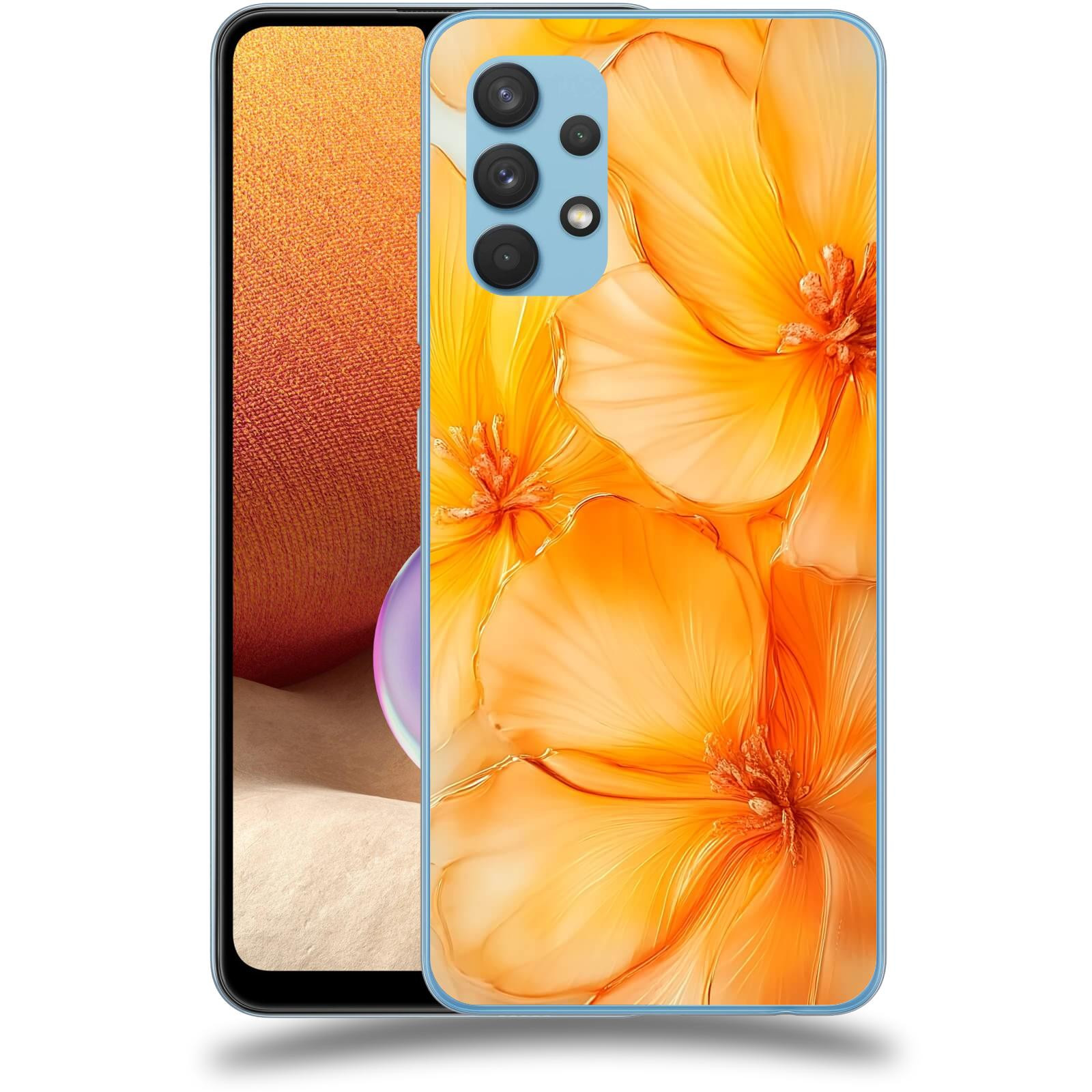 ACOVER Kryt na mobil Samsung Galaxy A32 4G SM-A325F - Jantarová něžnost