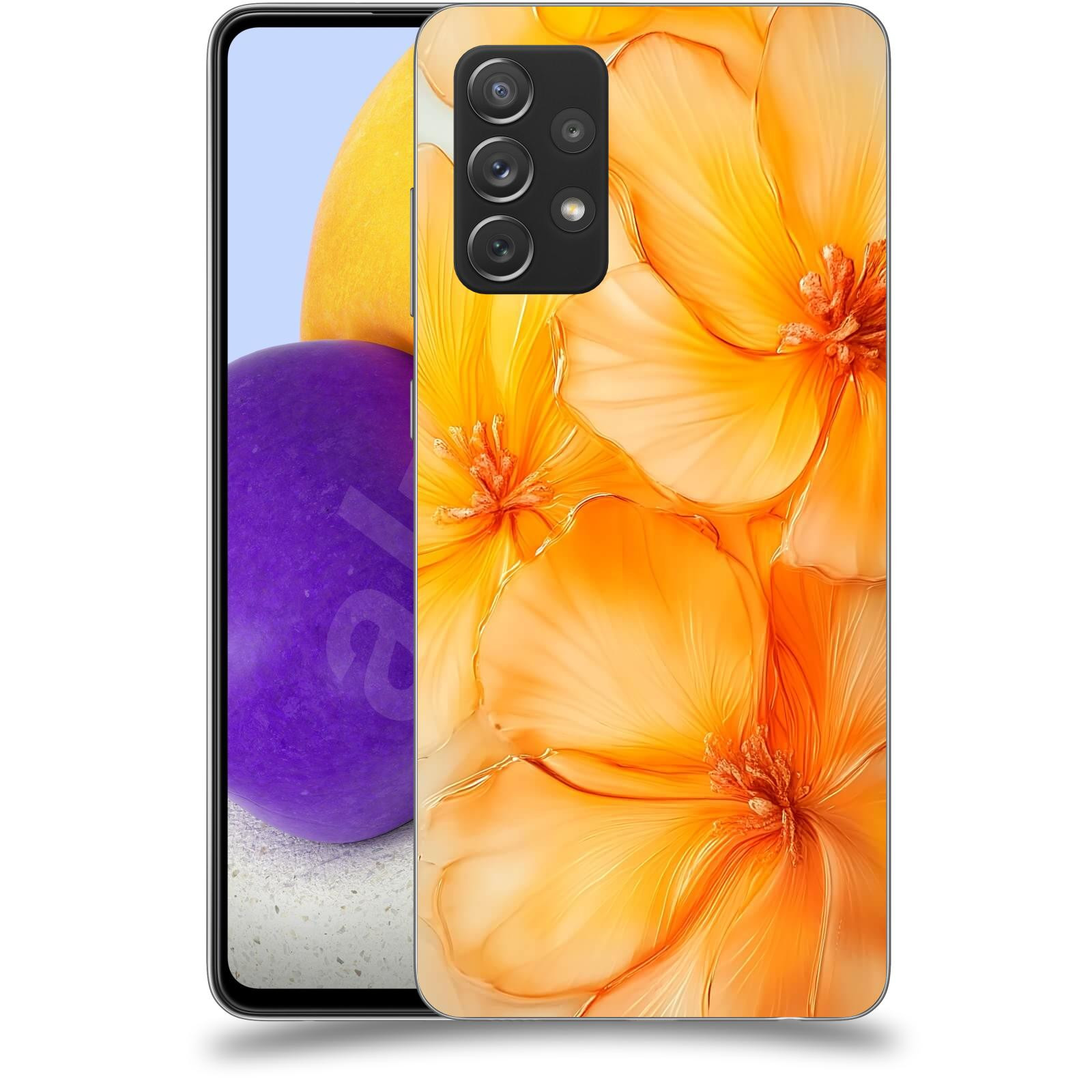 ACOVER Kryt na mobil Samsung Galaxy A72 A725F - Jantarová něžnost