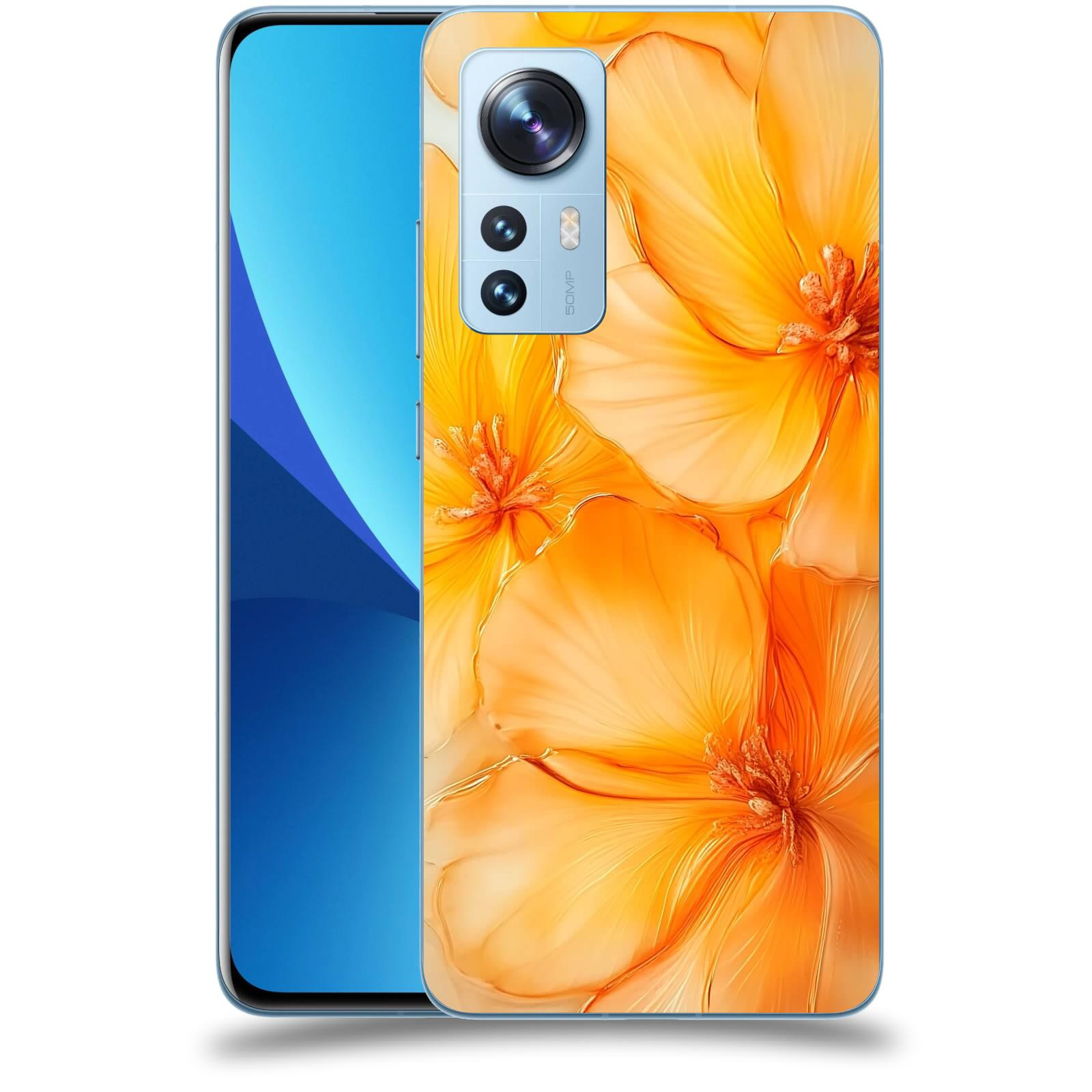 ACOVER Kryt na mobil Xiaomi 12 - Jantarová něžnost