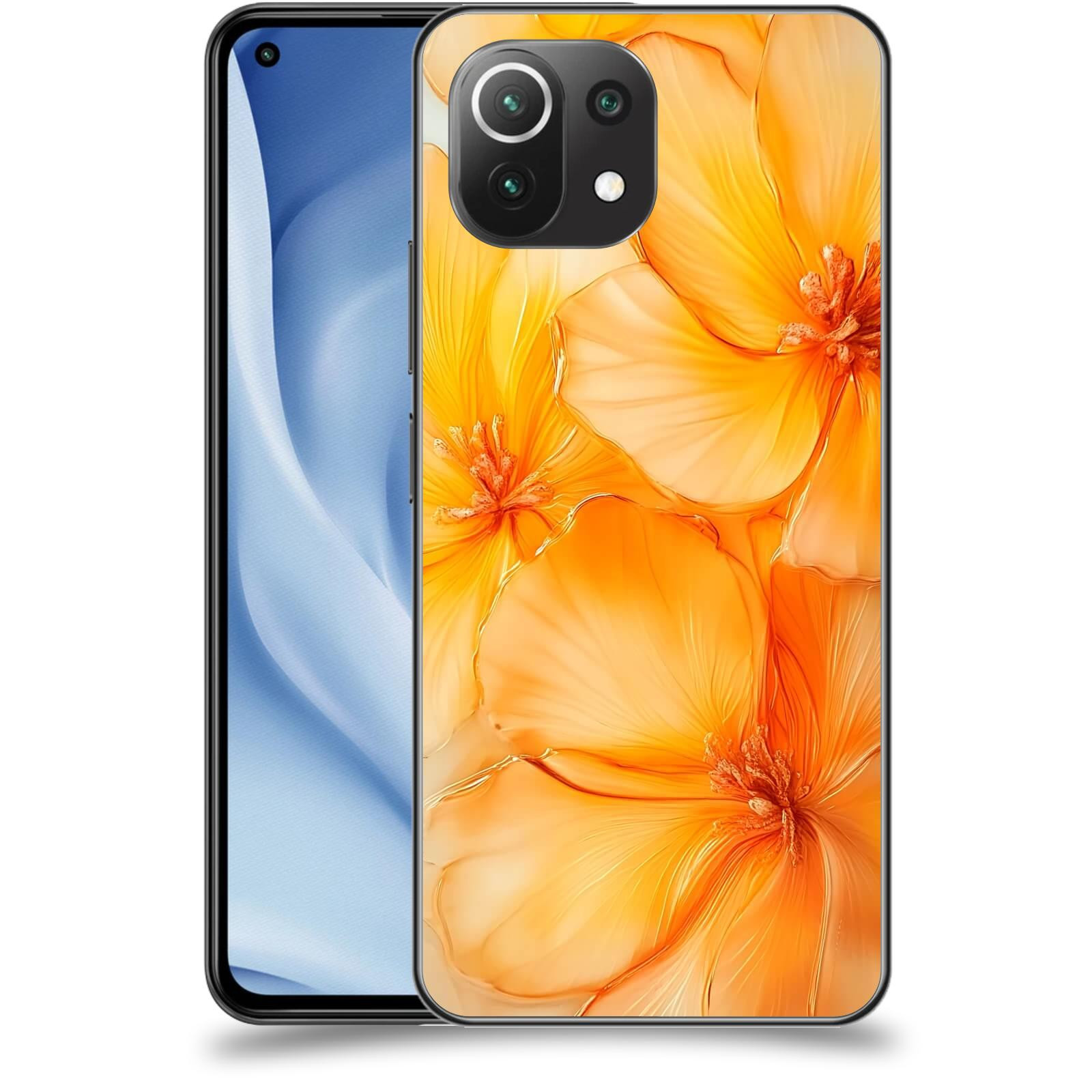 ACOVER Kryt na mobil Xiaomi Mi 11 Lite - Jantarová něžnost