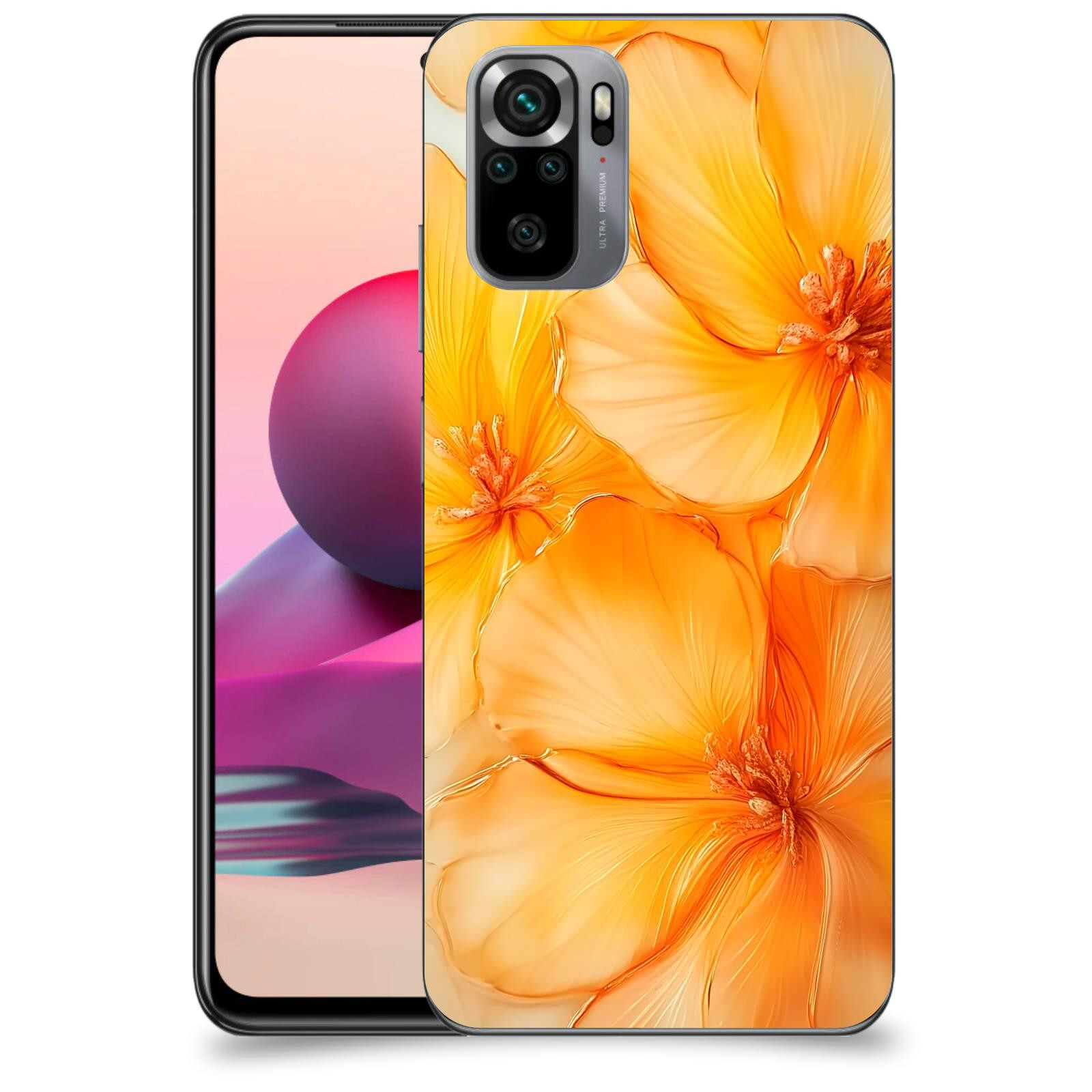 ACOVER Kryt na mobil Xiaomi Redmi Note 10S - Jantarová něžnost