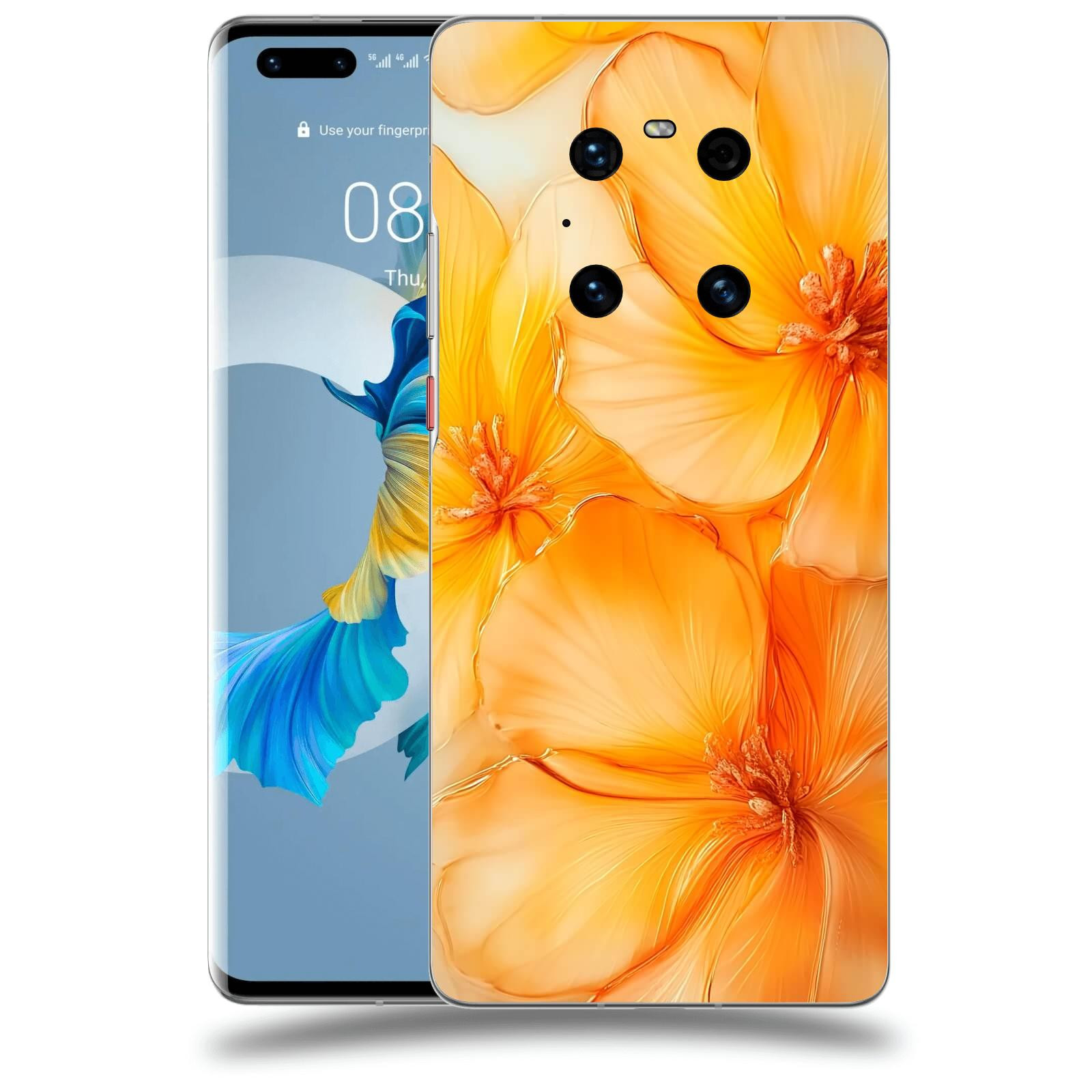 ACOVER Kryt na mobil Huawei Mate 40 Pro - Jantarová něžnost