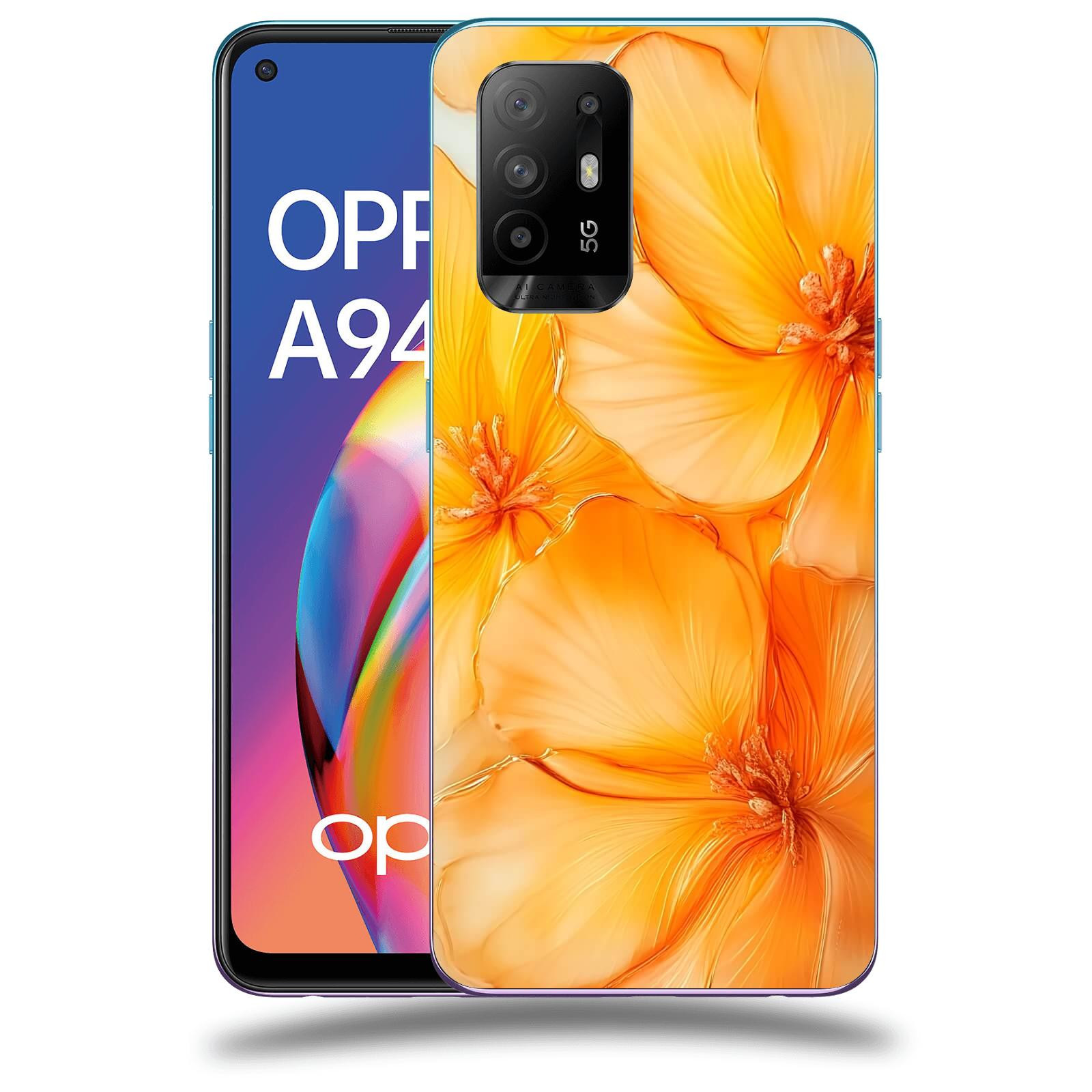 ACOVER Kryt na mobil OPPO A94 5G - Jantarová něžnost