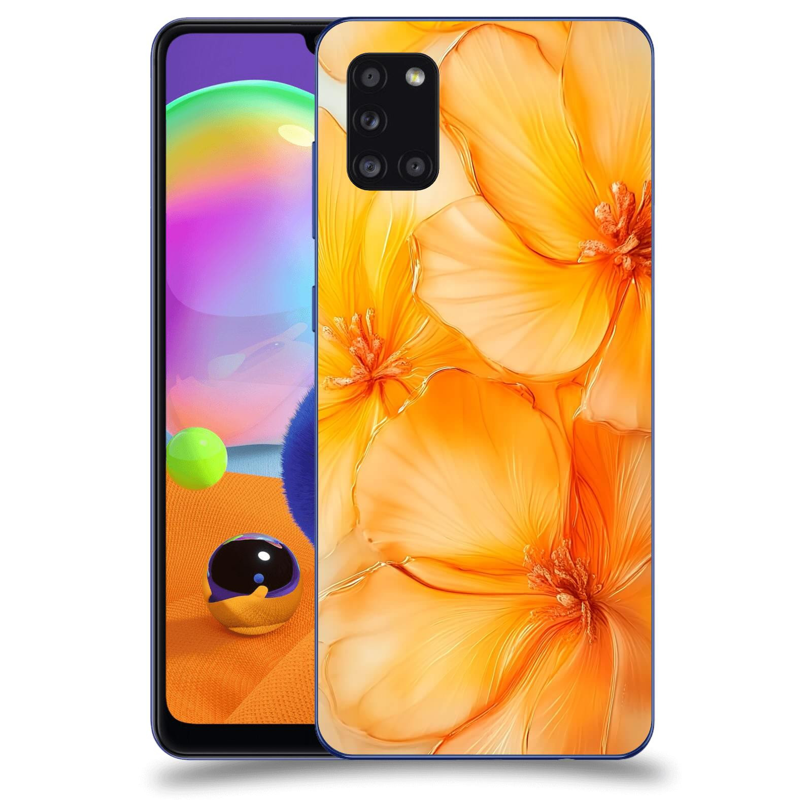 ACOVER Kryt na mobil Samsung Galaxy A31 A315F - Jantarová něžnost