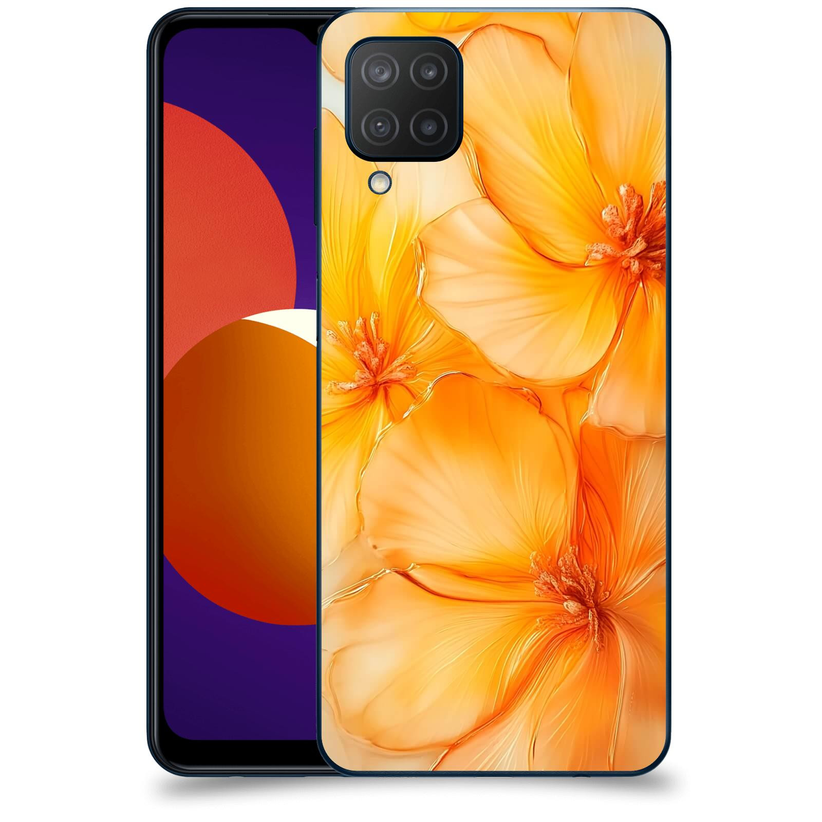 ACOVER Kryt na mobil Samsung Galaxy M12 M127F - Jantarová něžnost