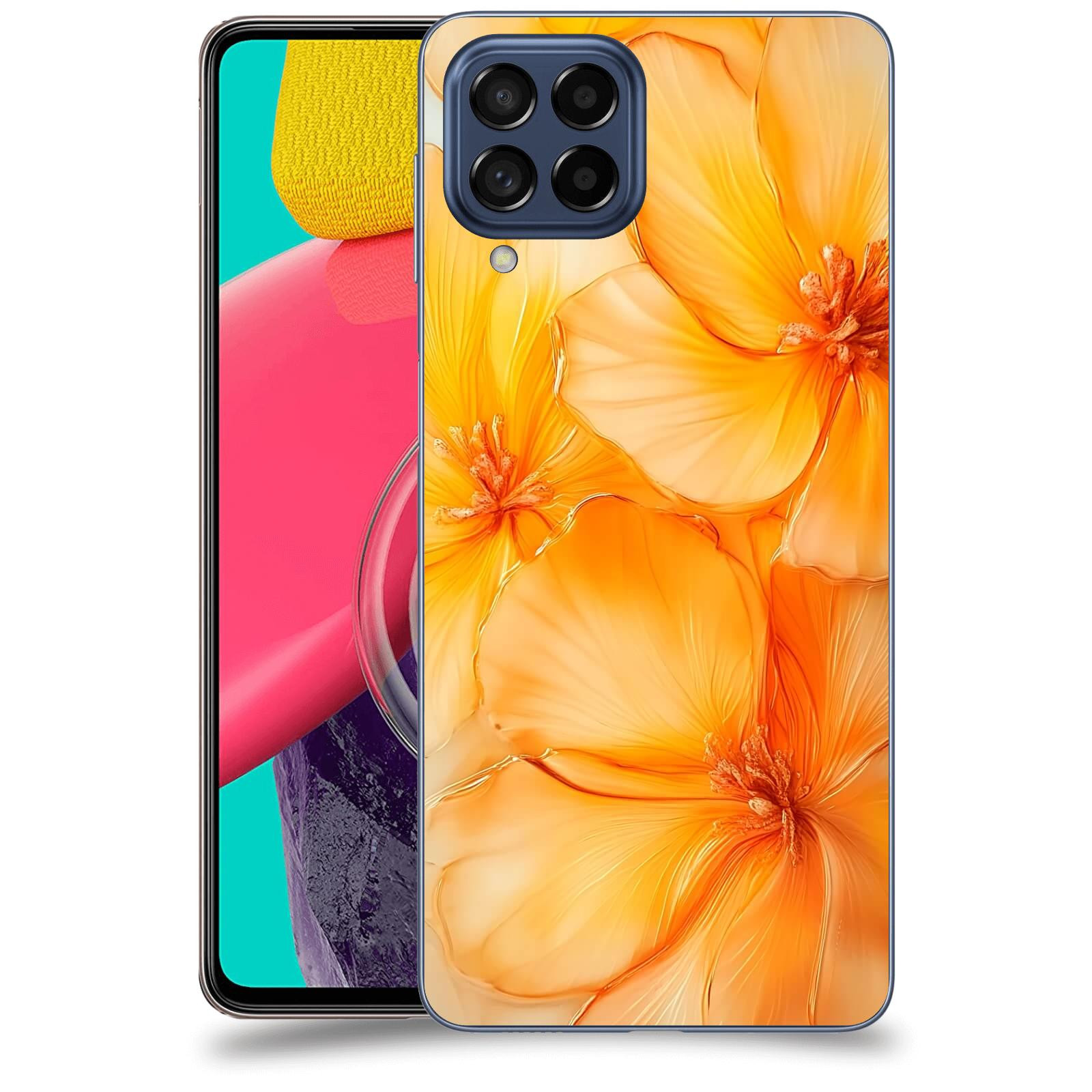 ACOVER Kryt na mobil Samsung Galaxy M53 5G - Jantarová něžnost