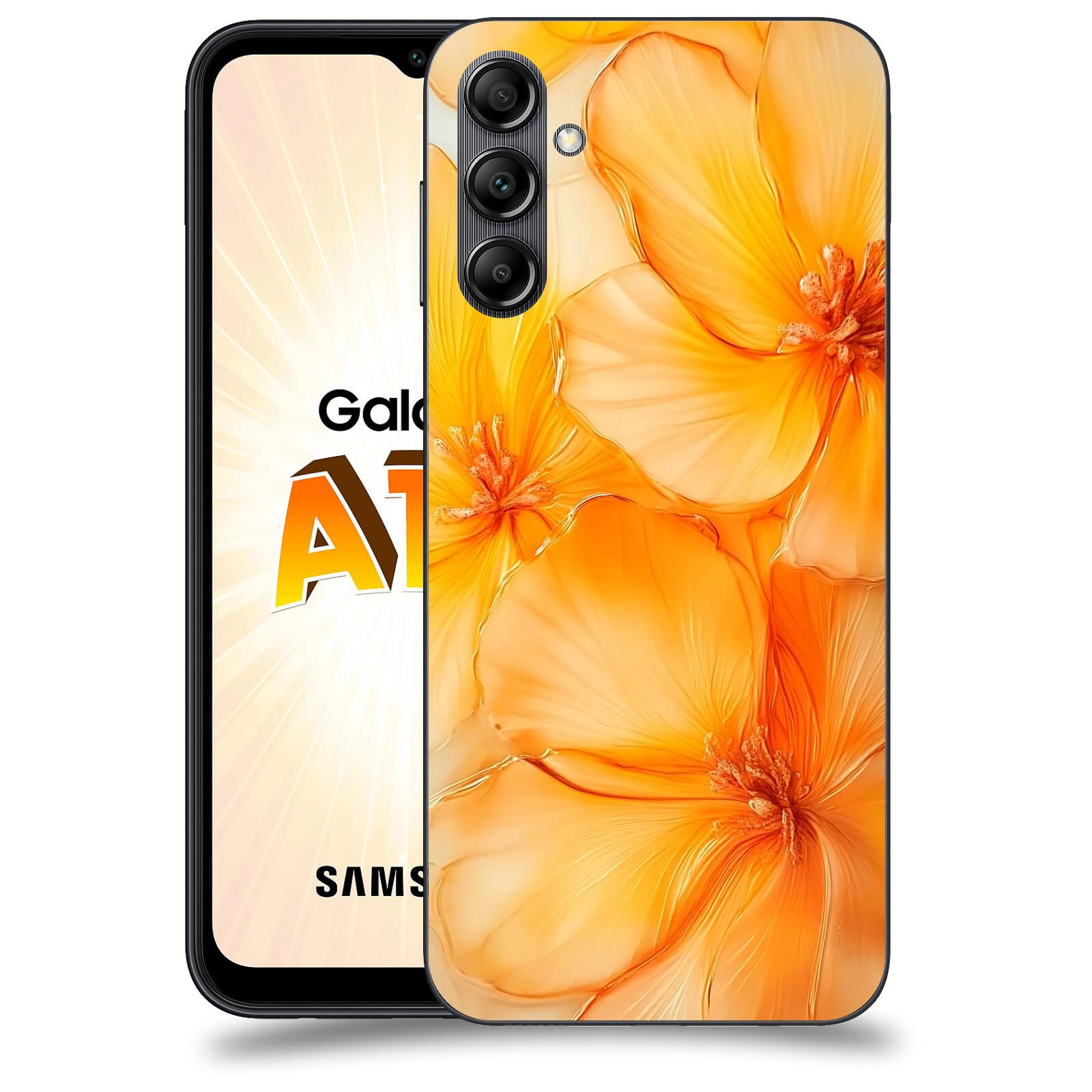 ACOVER Kryt na mobil Samsung Galaxy A14 LTE - Jantarová něžnost