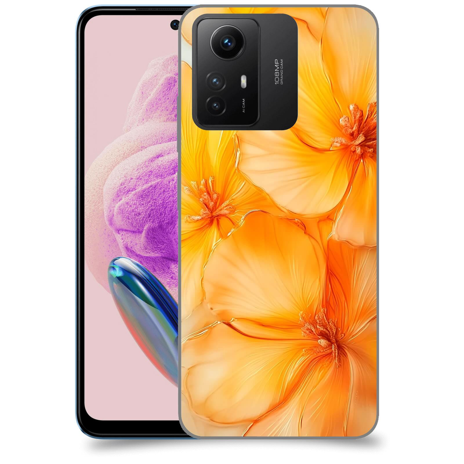 ACOVER Kryt na mobil Xiaomi Redmi Note 12S - Jantarová něžnost