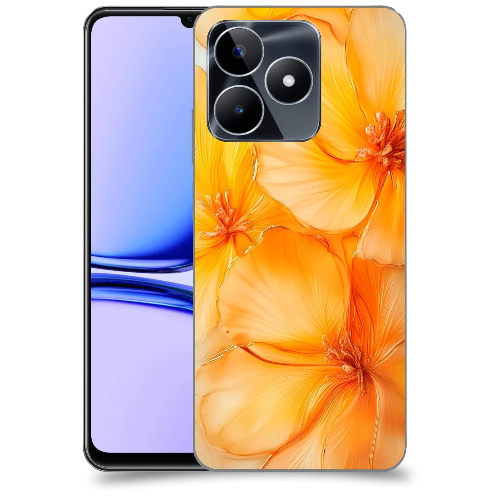 ACOVER Kryt na mobil Realme C53 - Jantarová něžnost