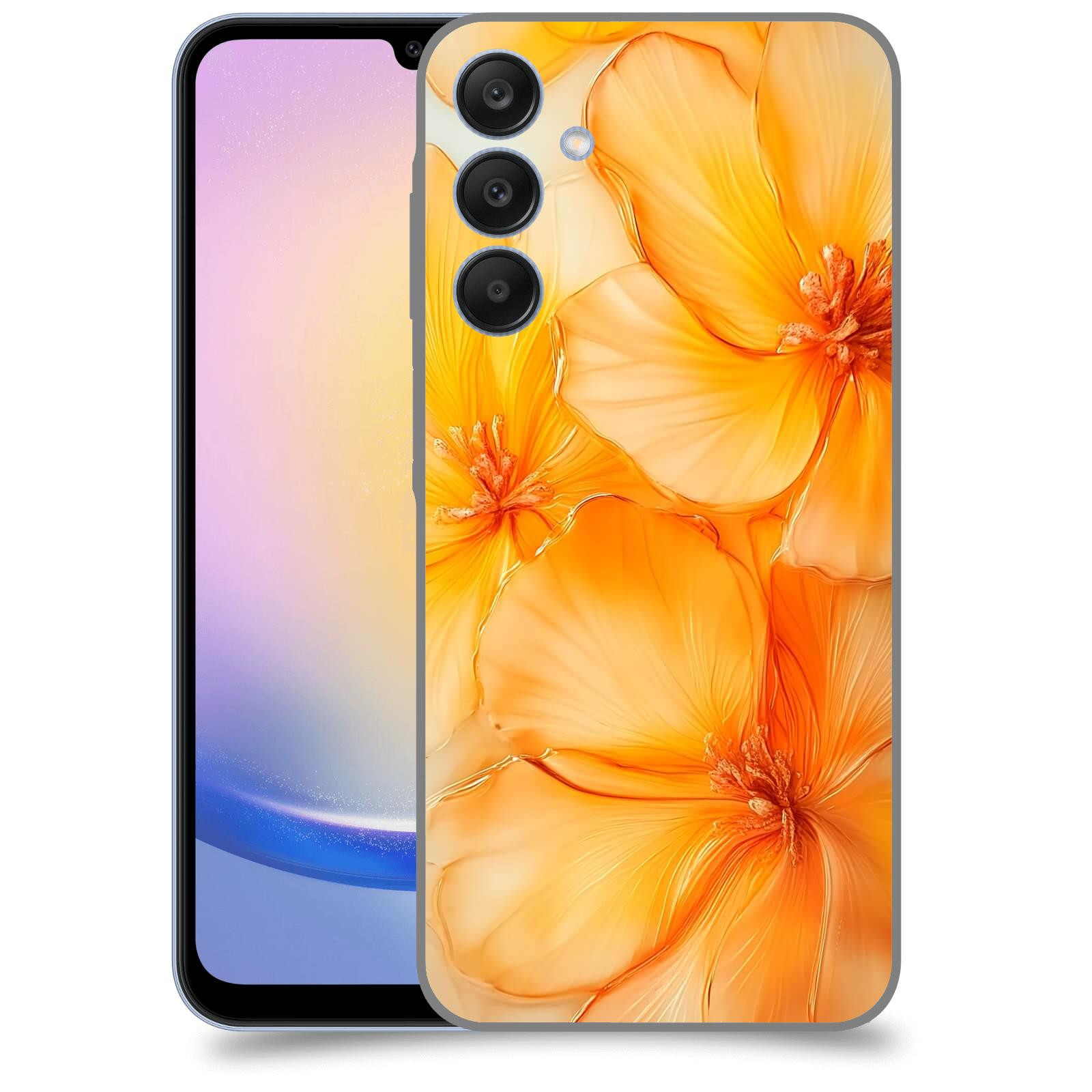 ACOVER Kryt na mobil Samsung Galaxy A25 5G - Jantarová něžnost