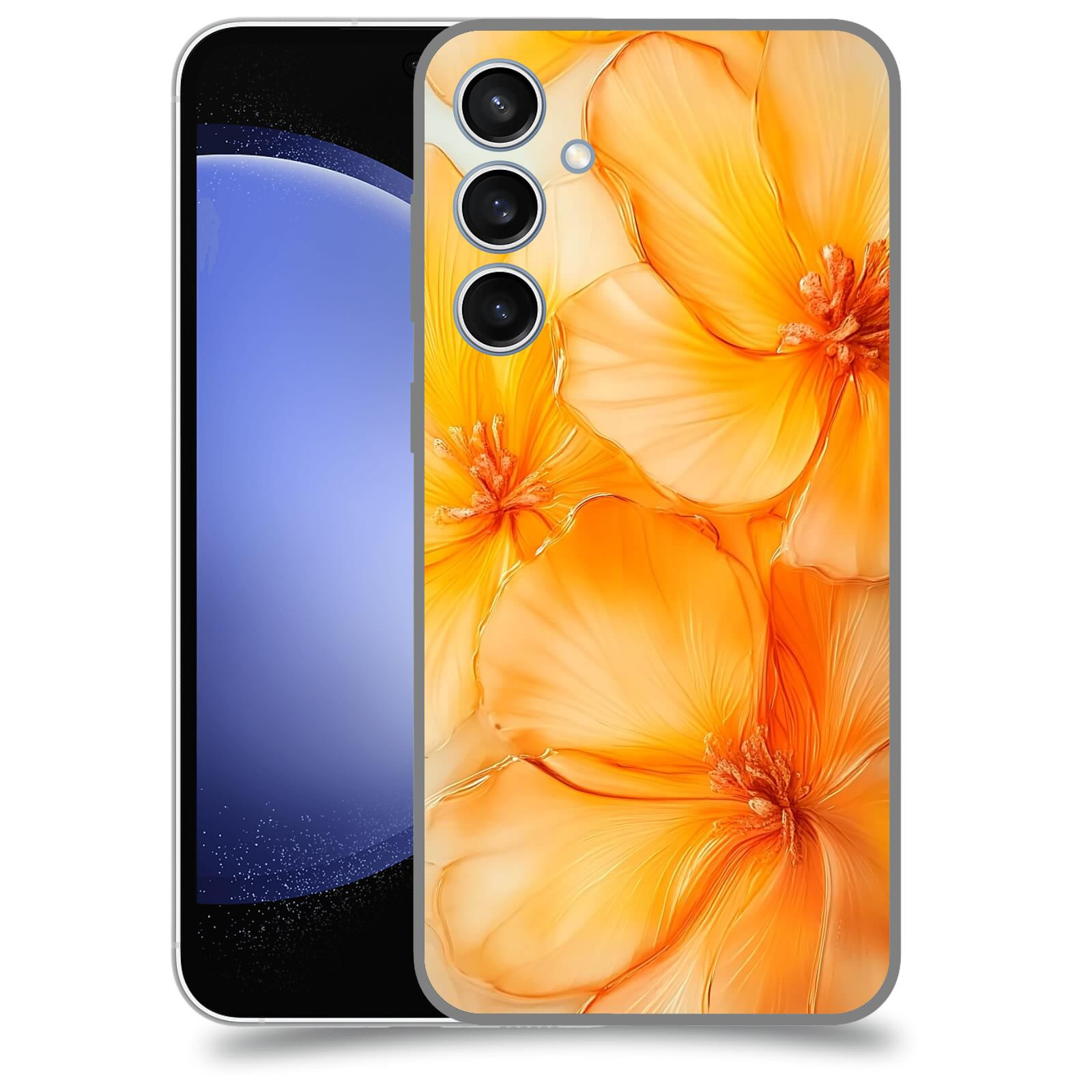 ACOVER Kryt na mobil Samsung Galaxy S23 FE - Jantarová něžnost