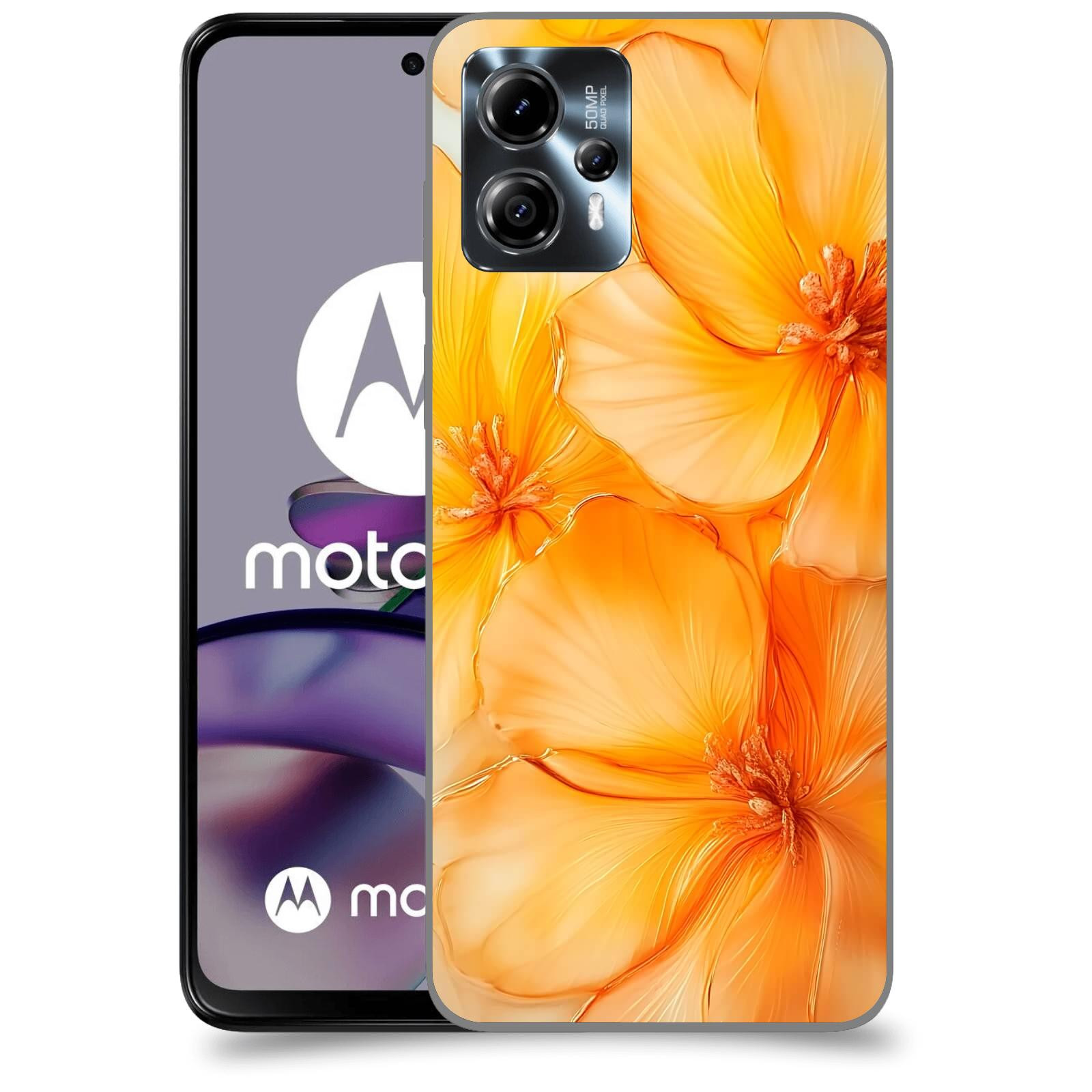 ACOVER Kryt na mobil Motorola Moto G13 - Jantarová něžnost