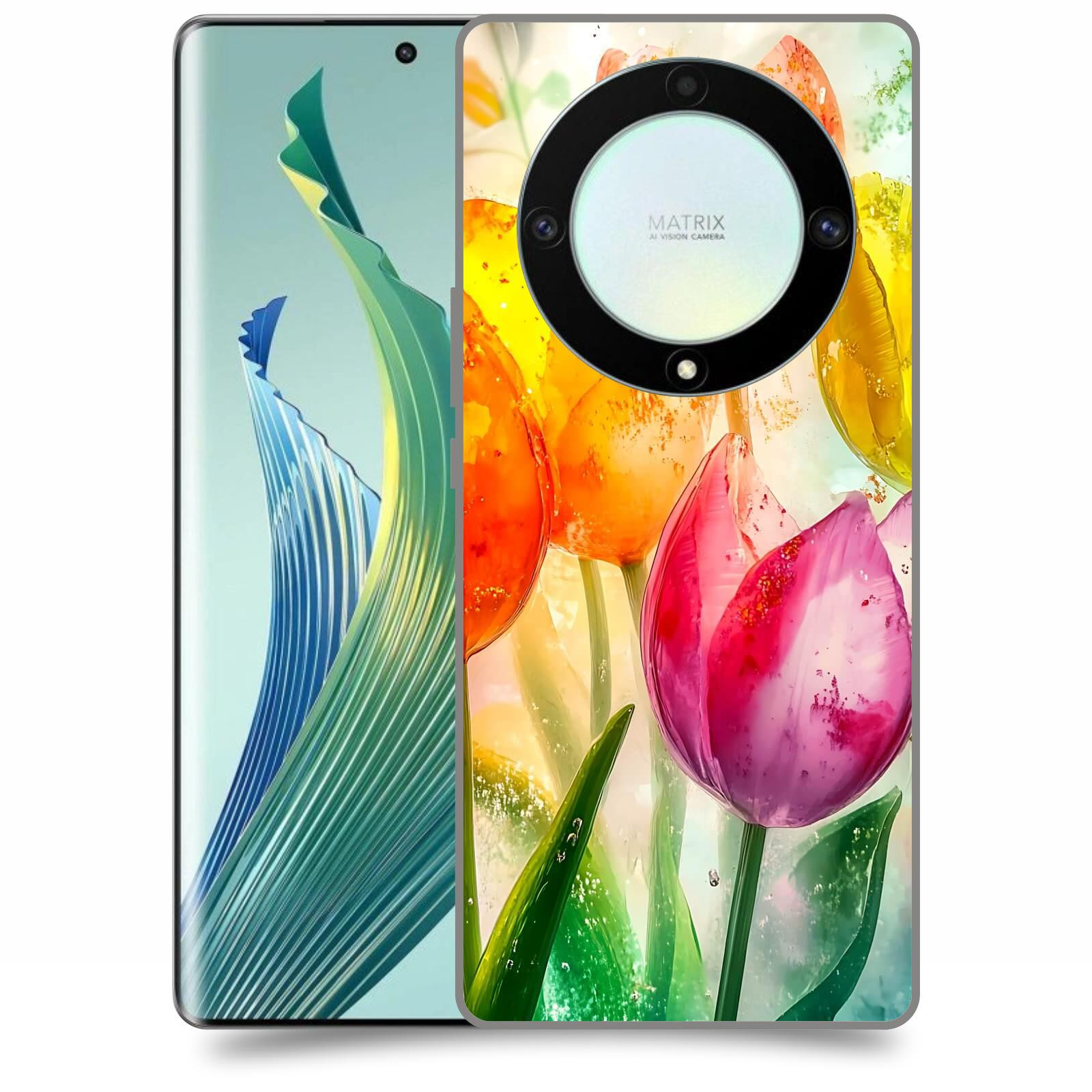 ACOVER Kryt na mobil Honor Magic 5 Lite 5G - Jarní vášeň