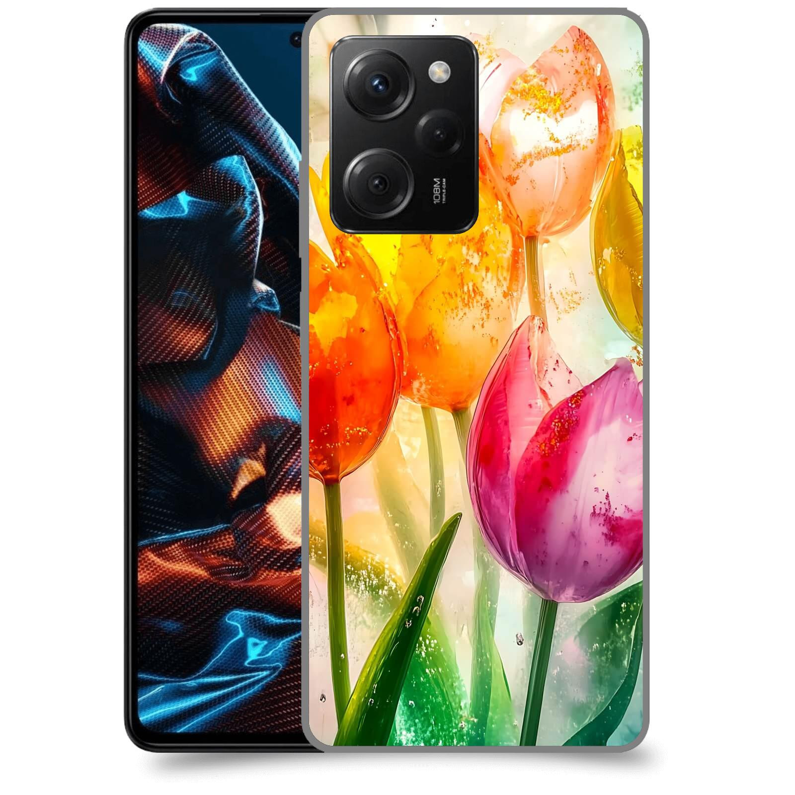 ACOVER Kryt na mobil Xiaomi Poco X5 Pro - Jarní vášeň