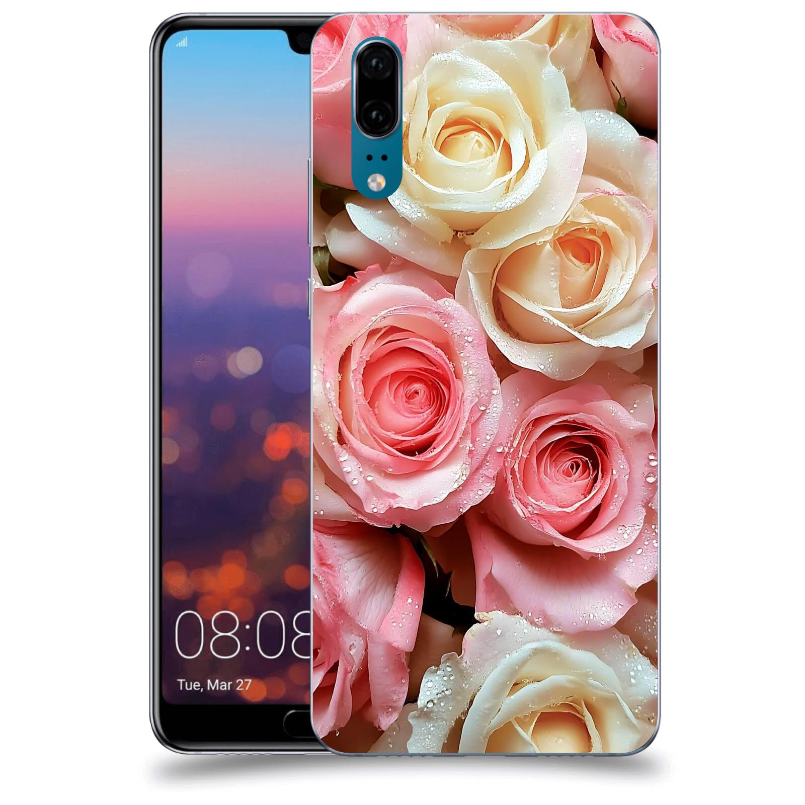 ACOVER Kryt na mobil Huawei P20 - Jemná vášeň